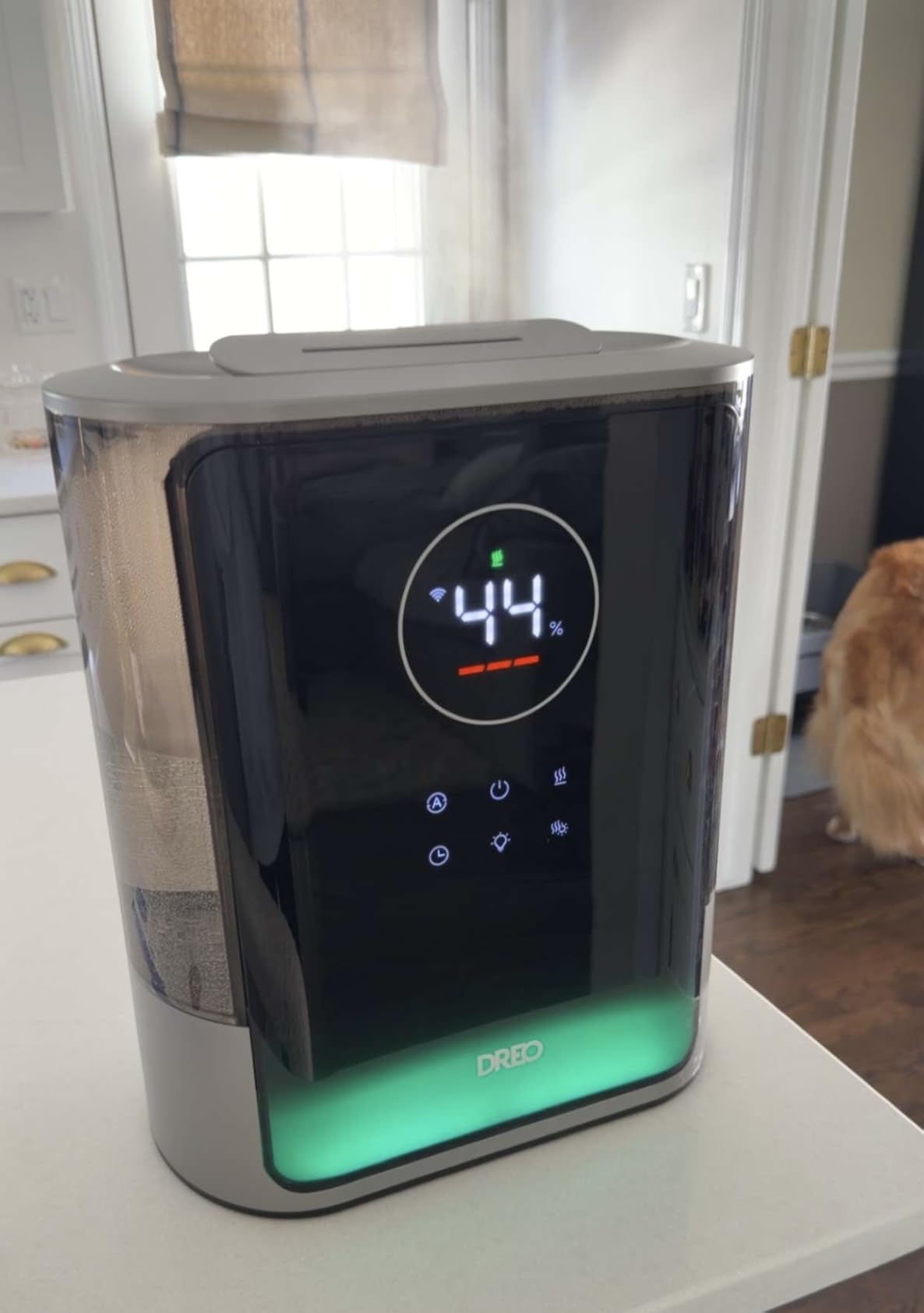 Dreo 8L Smart Humidifier Large Room 600ft², HM717S, 80H Runtime Supersized Warm and Cool Mist Humidifiers for Bedroom Baby, 28dB Quiet Air Humidifier for Plants Indoor, Home, Whole House, Silver Customer Review Dreo 8L Smart Humidifier Large Room 600ft², HM717S, 80H Runtime Supersized Warm and Cool Mist Humidifiers for Bedroom Baby, 28dB Quiet Air Humidifier for Plants Indoor, Home, Whole House, Silver - Customer Photo 2