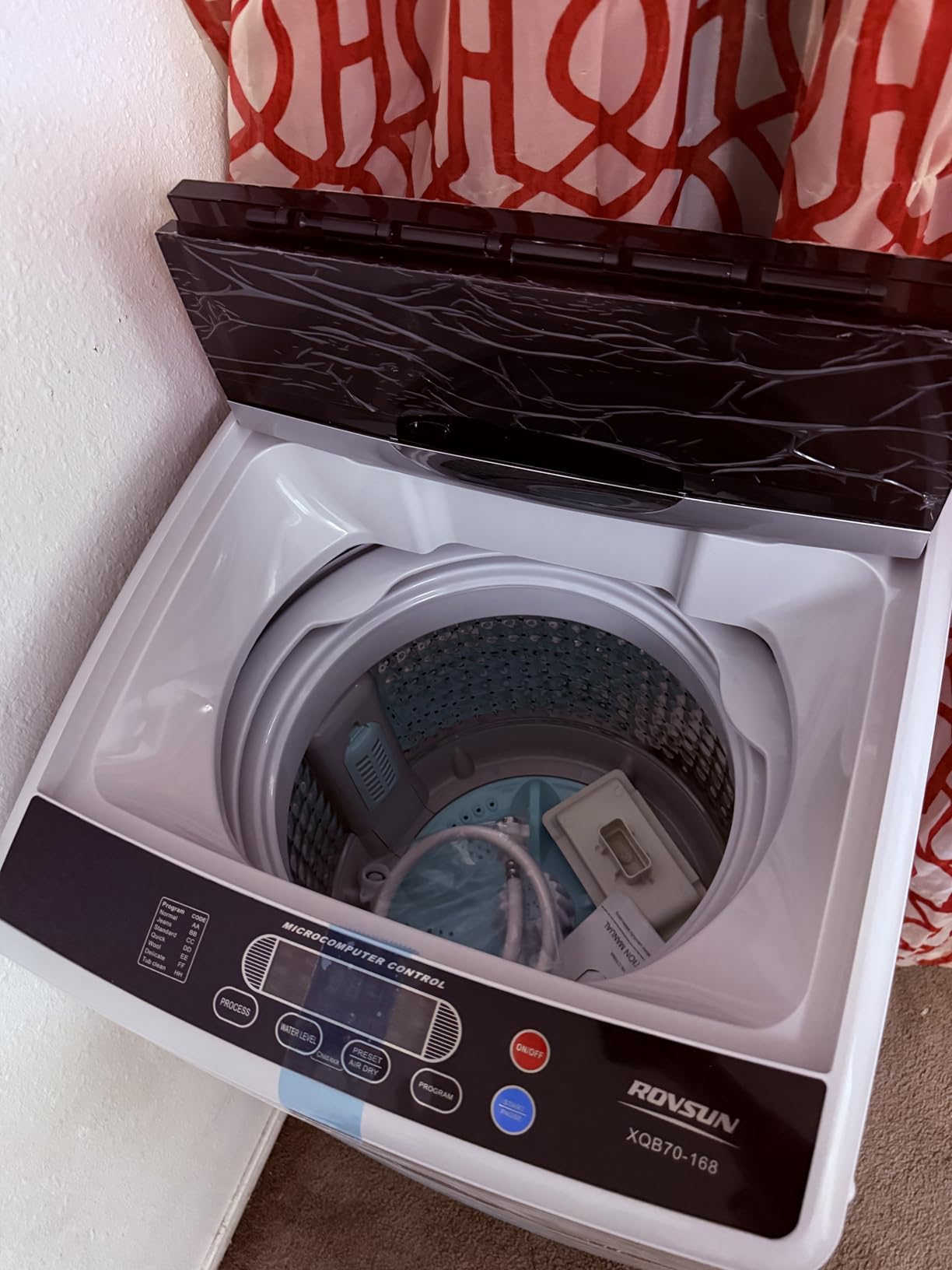 ROVSUN 25LBS Portable Washing Machine, Full-Automatic Electric Laundry Machine with Stainless Steel Drum, Compact Washer and Spin Dryer Combo with Drain Pump for Home, Apartment Customer Review ROVSUN 25LBS Portable Washing Machine, Full-Automatic Electric Laundry Machine with Stainless Steel Drum, Compact Washer and Spin Dryer Combo with Drain Pump for Home, Apartment - Customer Photo 1