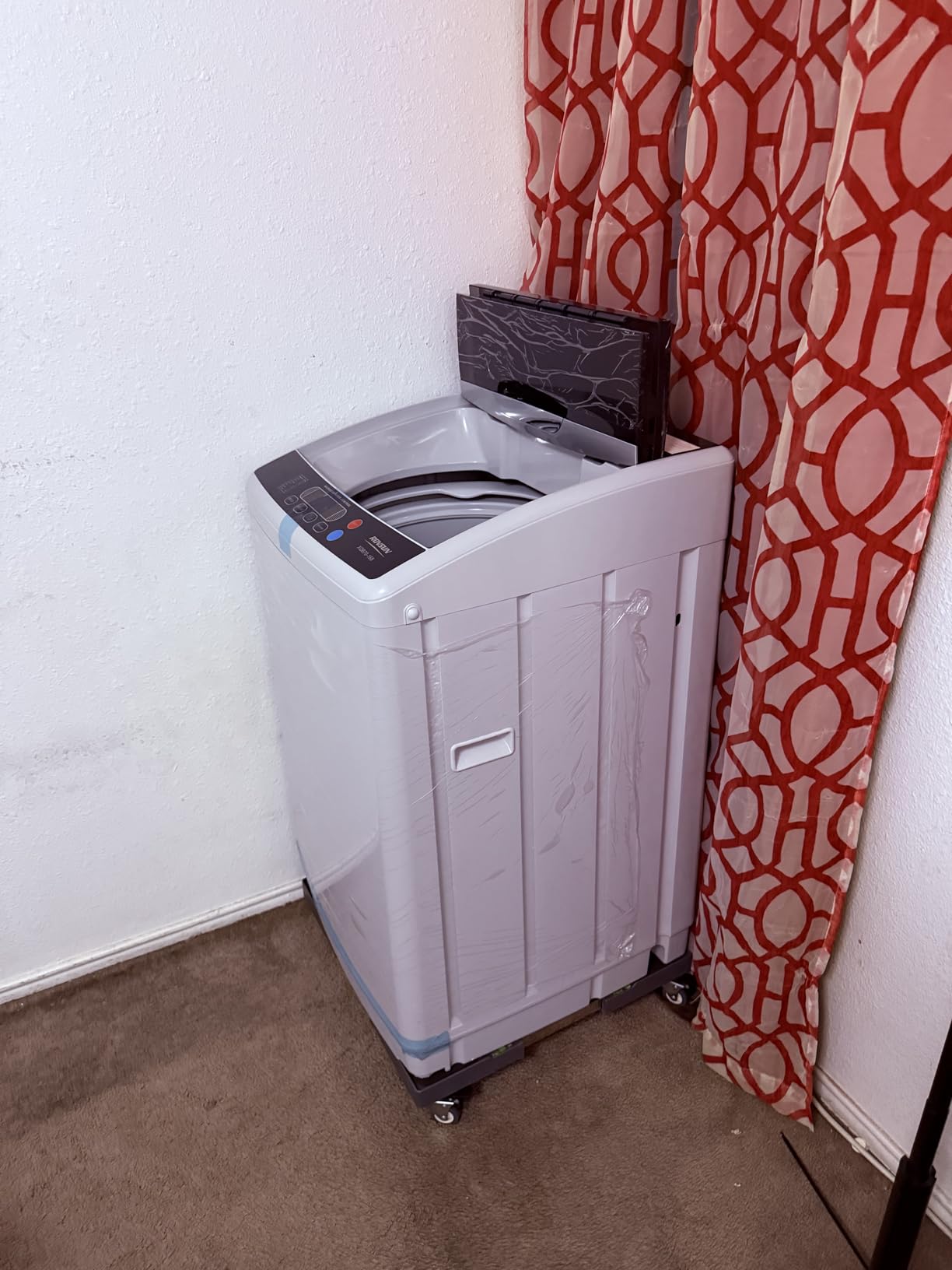 ROVSUN 25LBS Portable Washing Machine, Full-Automatic Electric Laundry Machine with Stainless Steel Drum, Compact Washer and Spin Dryer Combo with Drain Pump for Home, Apartment Customer Review ROVSUN 25LBS Portable Washing Machine, Full-Automatic Electric Laundry Machine with Stainless Steel Drum, Compact Washer and Spin Dryer Combo with Drain Pump for Home, Apartment - Customer Photo 2