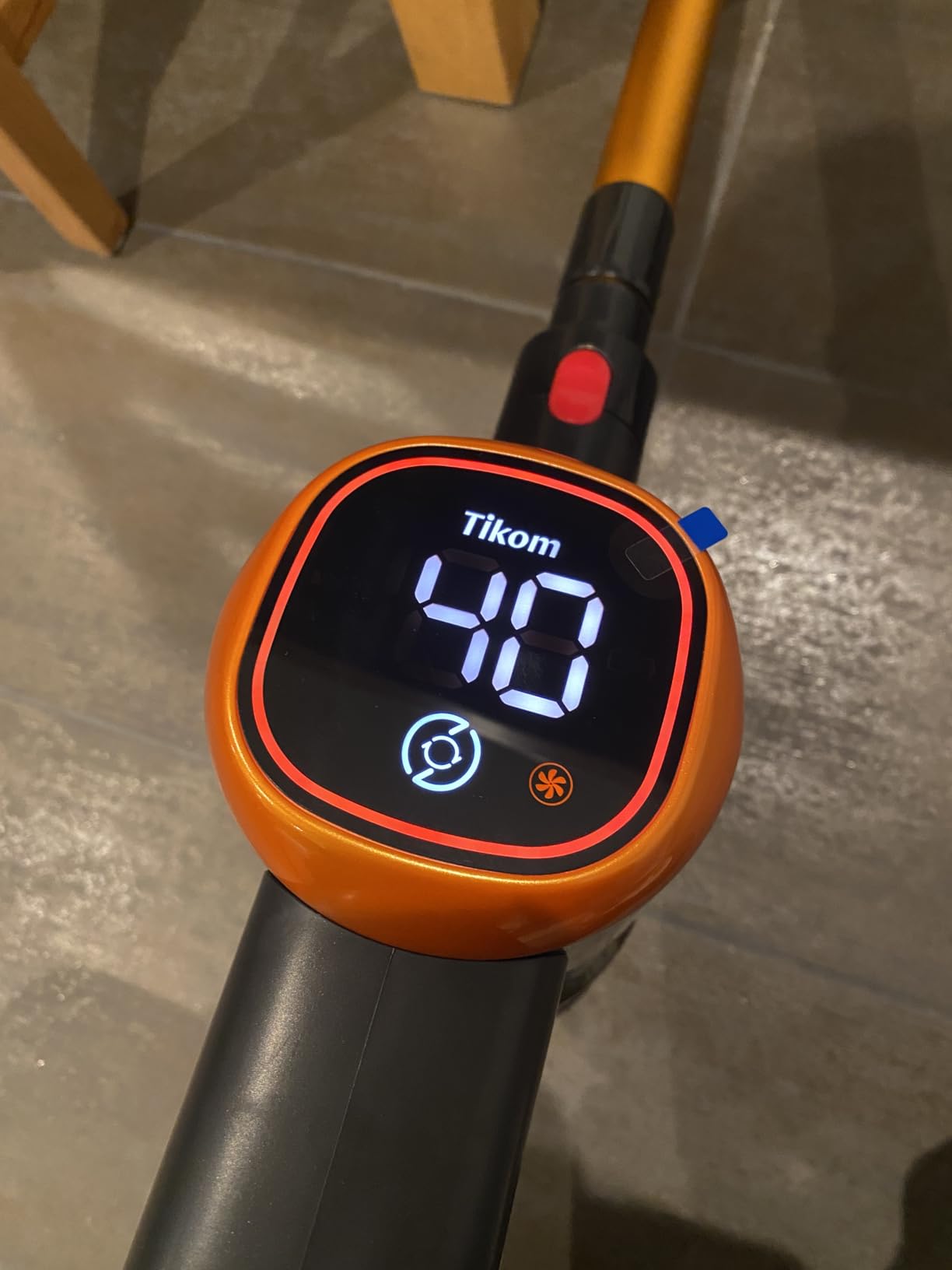 Tikom V500 Cordless Vacuum Cleaner for Home, 40000Pa/450W Stick Vacuum with LED Touch Screen, Charging Wall Dock, Anti-Tangle, Lightweight Handheld Vacuum for Pet Hair, Hard Floor, Carpet Customer Review Tikom V500 Cordless Vacuum Cleaner for Home, 40000Pa/450W Stick Vacuum with LED Touch Screen, Charging Wall Dock, Anti-Tangle, Lightweight Handheld Vacuum for Pet Hair, Hard Floor, Carpet - Customer Photo 1