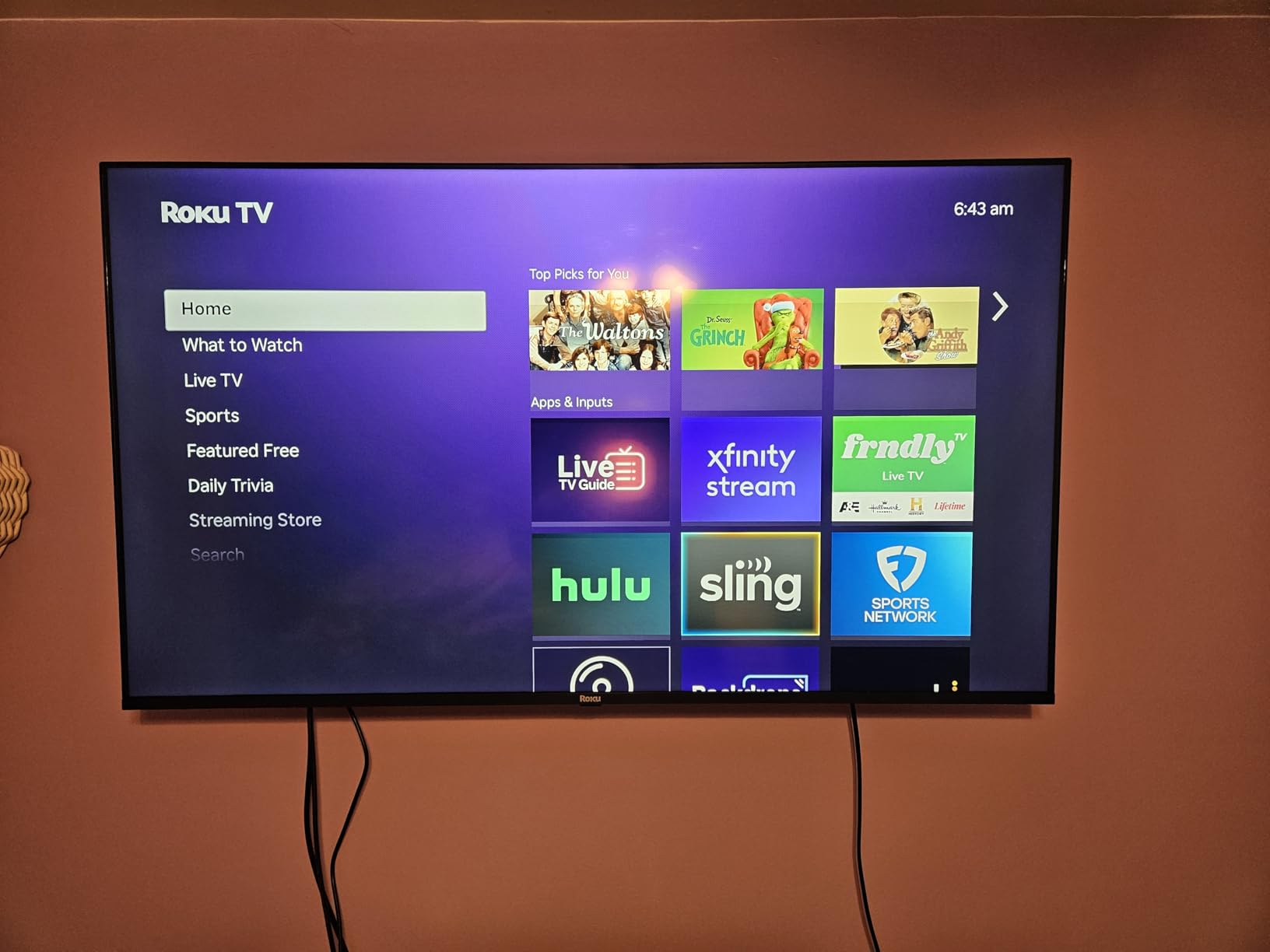Roku Smart TV - 50-Inch Select Series, 4K HDR TV - RokuTV with Enhanced Voice Remote - Flat Screen LED Television with Wi-Fi for Streaming Live Local News, Sports, Family Entertainment customer photo 1