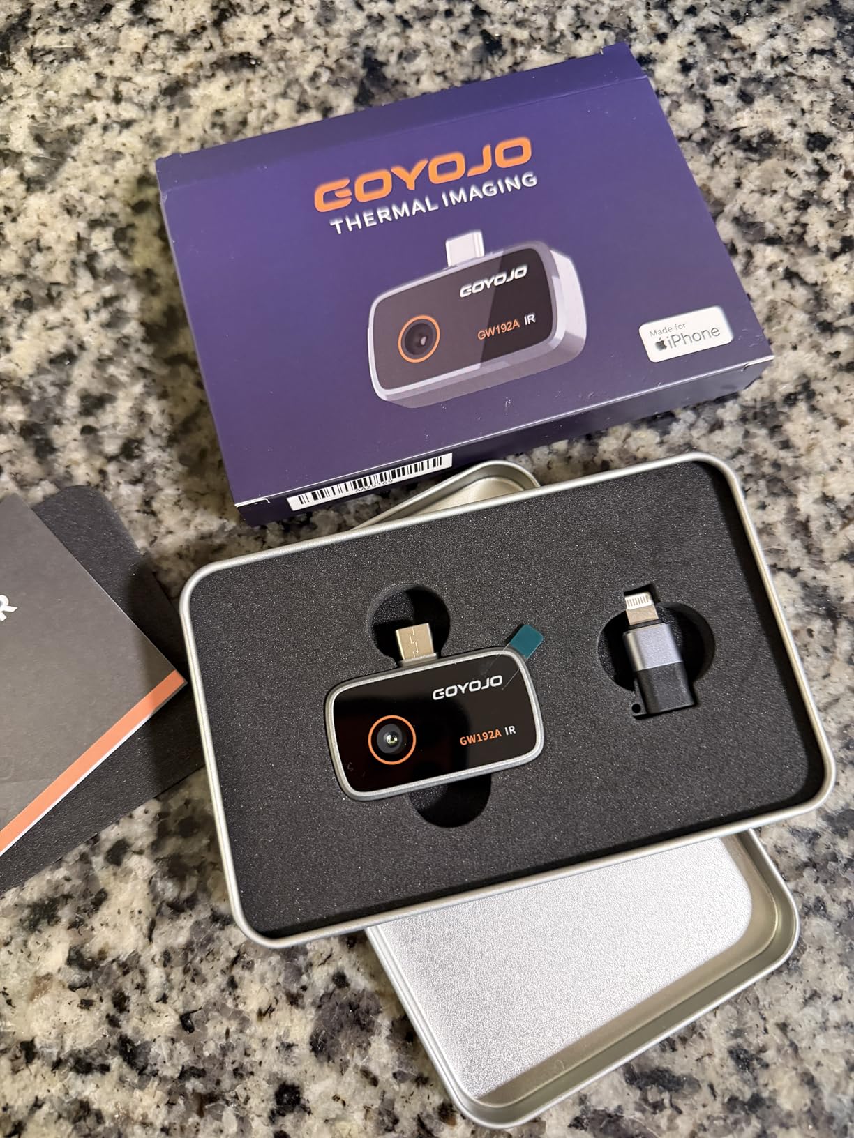 GOYOJO Thermal Imaging Camera for Android/iphone 15/16/17 iOS Series 192x192 IR Resolution– Water Leak Detection HVAC Electrical Plumbing, Automotive Repair, Home Inspection, DIY-USB-C Infrared Imager Customer Review GOYOJO Thermal Imaging Camera for Android/iphone 15/16/17 iOS Series 192x192 IR Resolution– Water Leak Detection HVAC Electrical Plumbing, Automotive Repair, Home Inspection, DIY-USB-C Infrared Imager - Customer Photo 1