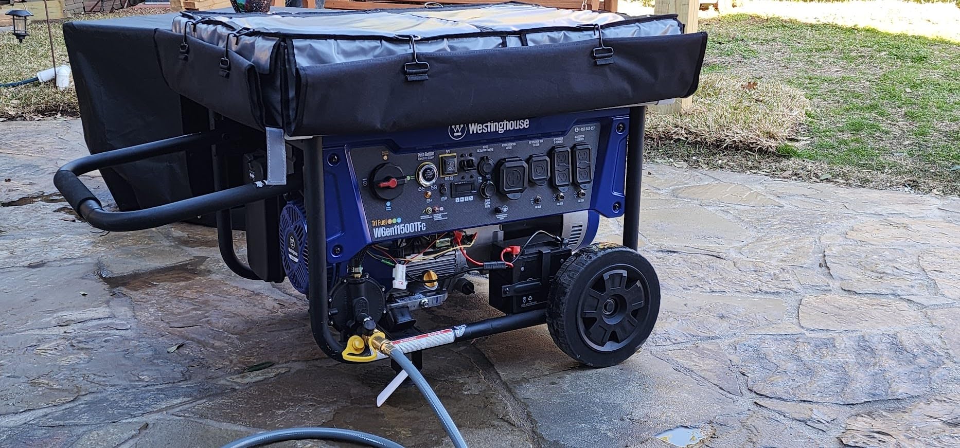 Westinghouse Outdoor Power Equipment 14500 Peak Watt Dual Fuel Home Backup Portable Generator, Remote Electric Start, Transfer Switch Ready, Gas and Propane Powered Customer Review Westinghouse Outdoor Power Equipment 14500 Peak Watt Dual Fuel Home Backup Portable Generator, Remote Electric Start, Transfer Switch Ready, Gas and Propane Powered - Customer Photo 2