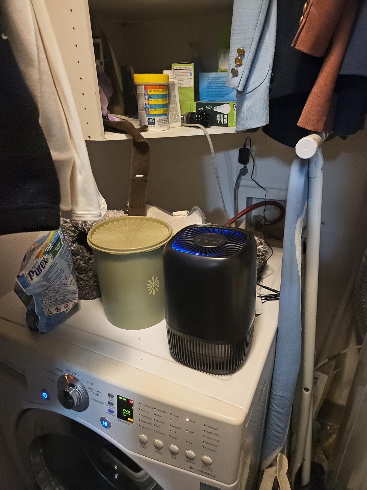 Air Purifiers for Home with H13 Quiet HEPA Filter Up to 1076 Ft² for Pet Hair, Odors, Pollen, Smoke, Compact Air Cleaner with 3 Speeds, Timer, Aroma Quiet 360°Intake Filter, White Customer Review Air Purifiers for Home with H13 Quiet HEPA Filter Up to 1076 Ft² for Pet Hair, Odors, Pollen, Smoke, Compact Air Cleaner with 3 Speeds, Timer, Aroma Quiet 360°Intake Filter, White - Customer Photo 1