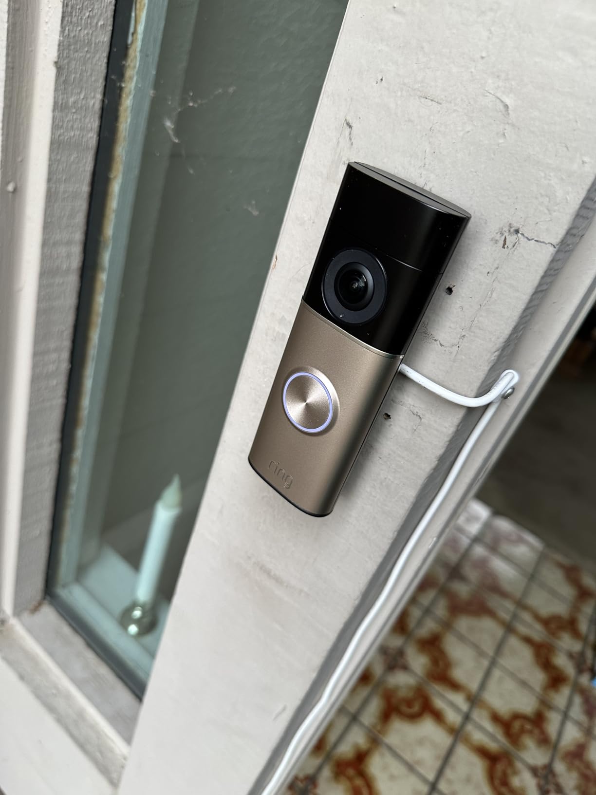 Ring Wired Doorbell Pro (newest model), Home or business security, Retinal 4K with wide-angle video, 10x Enhanced Zoom, and Low-Light Sight, Deep Silver customer photo 2