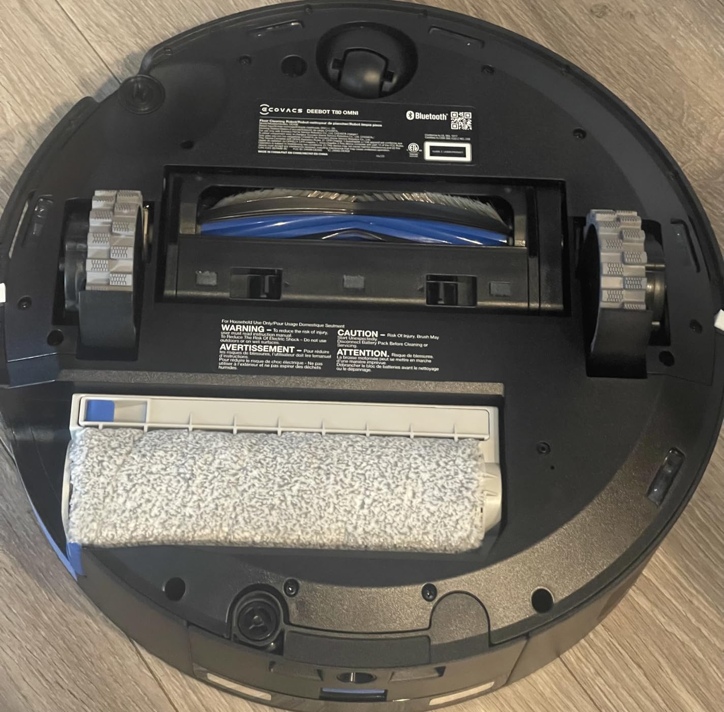 ECOVACS DEEBOT T80 Omni Robot Vacuum and Mop, 18,000Pa Suction, OZMO Roller Mop with TruEdge, Zero-Tangle Brush, AI Navigation, All-in-One Station - Customer Photo 2
