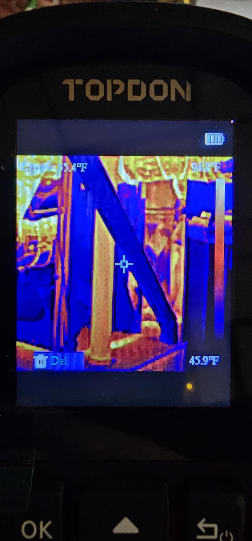 TOPDON TC004 Mini Handheld Thermal Imaging Camera, 240 x 240 TISR Resolution, -4°F to 842°F, 15-Hour Battery Life, 128 x 128 IR Resolution, 25Hz Infrared Camera, High/Low Temp Alerts, Auto Shutdown Customer Review TOPDON TC004 Mini Handheld Thermal Imaging Camera, 240 x 240 TISR Resolution, -4°F to 842°F, 15-Hour Battery Life, 128 x 128 IR Resolution, 25Hz Infrared Camera, High/Low Temp Alerts, Auto Shutdown - Customer Photo 1