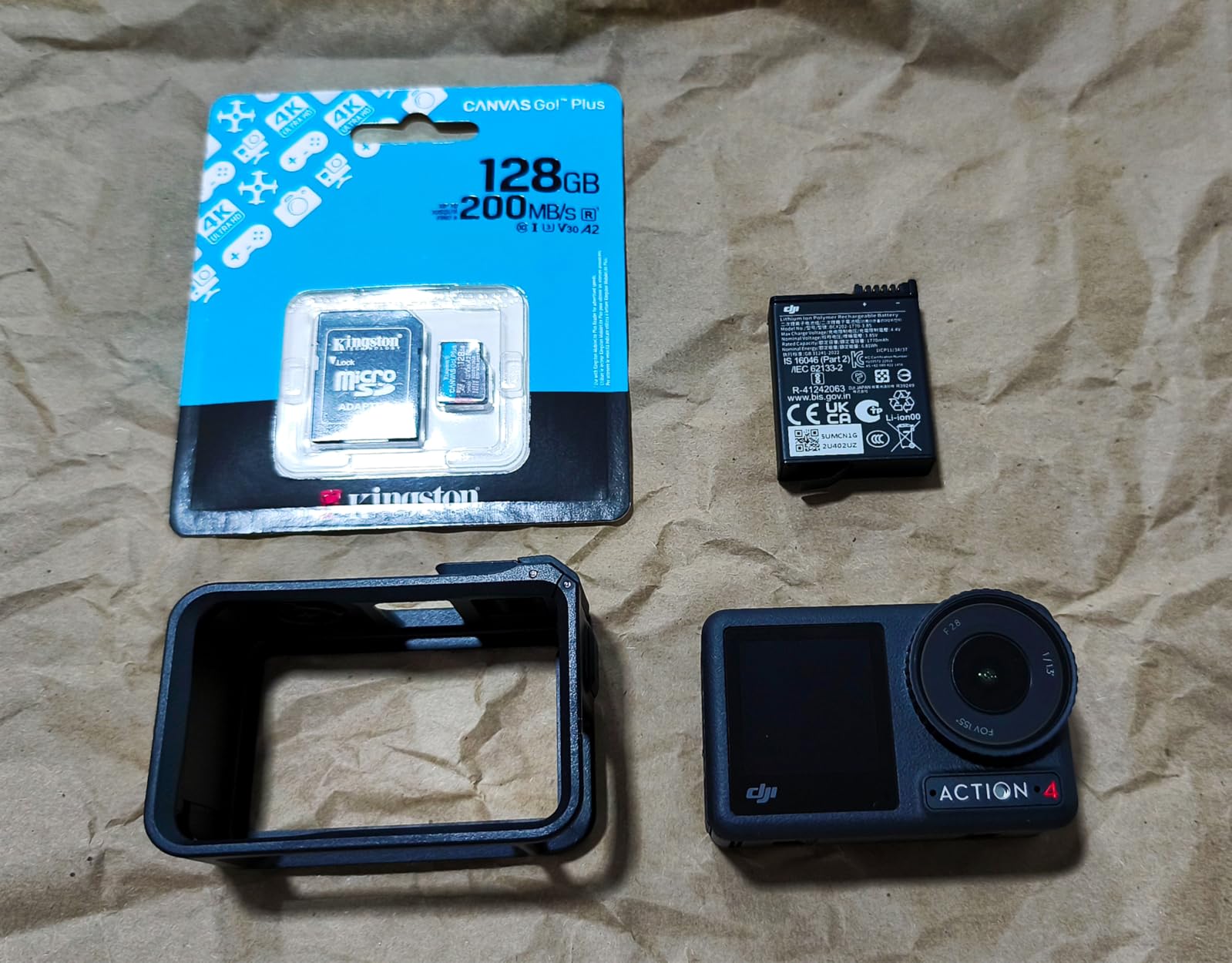 Kingston Canvas Go Plus 128GB microSD Card | Up to 200MB/s | Class 10, UHS-I, U3, V30, A2 | SDCG4/128GB - Customer Photo 1