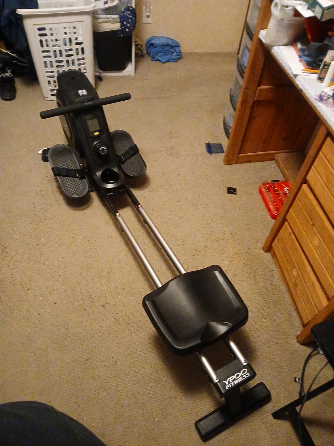 Rowing Machine for Home, 350 LB Capacity, 16-Level Silent Resistance Customer Review Rowing Machine for Home, 350 LB Capacity, 16-Level Silent Resistance - Customer Photo 1