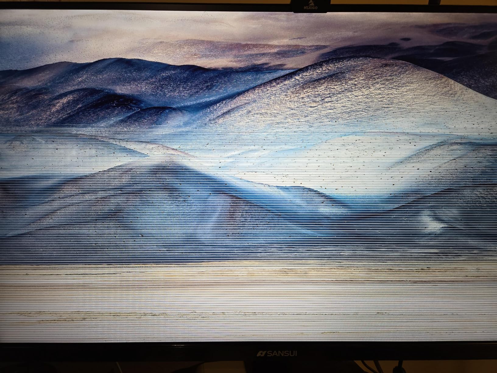 SANSUI 27 Inch Curved 240Hz Gaming Monitor FHD 1080P, 1500R Curve Computer Monitor, 130% sRGB, 4000:1 Contrast, HDR, FreeSync, MPRT 1Ms, Low Blue Light, HDMI DP Ports, Metal Stand, DP Cable Incl. customer photo 1