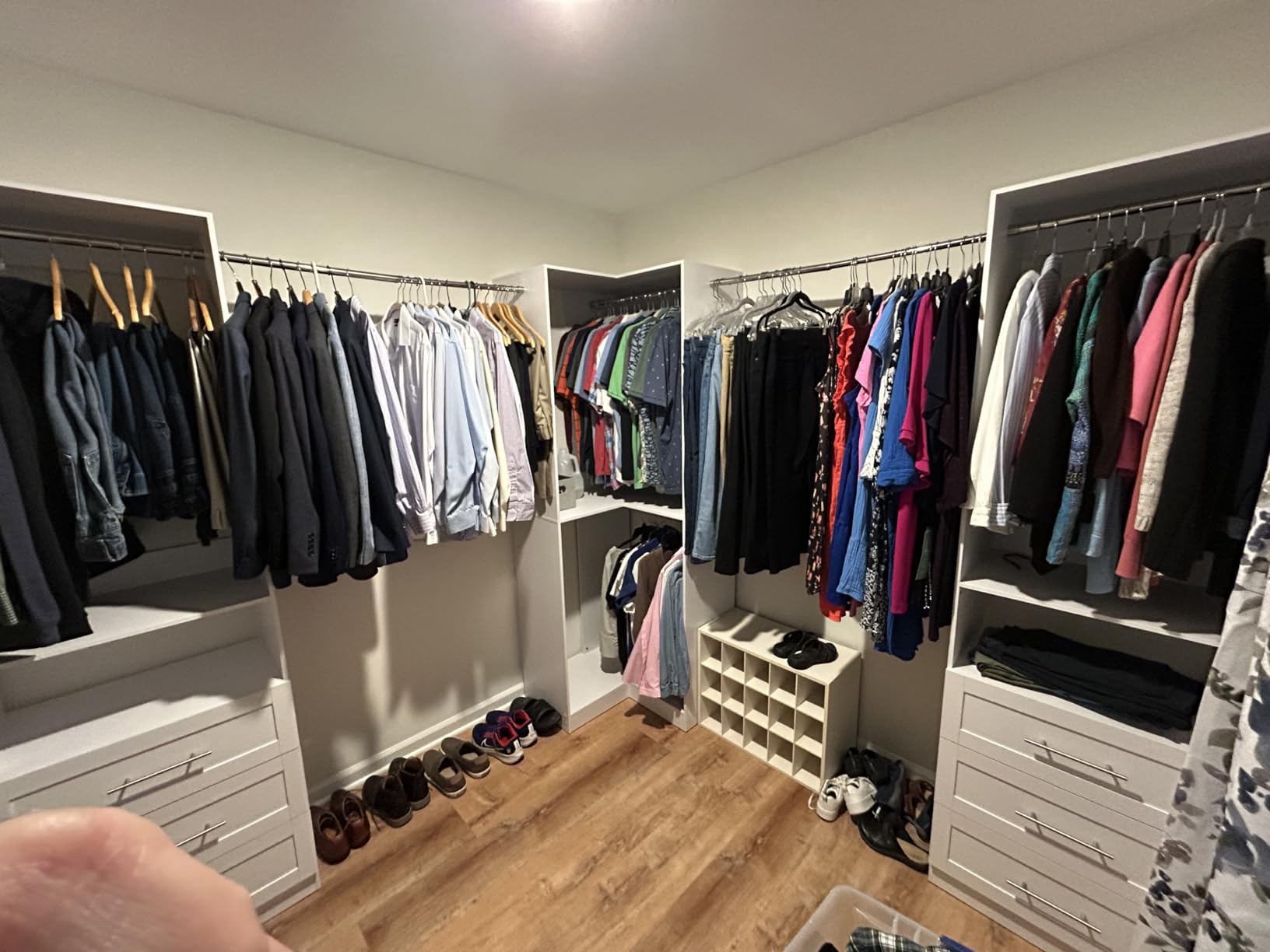 Closet System with 4 sets, 101.9