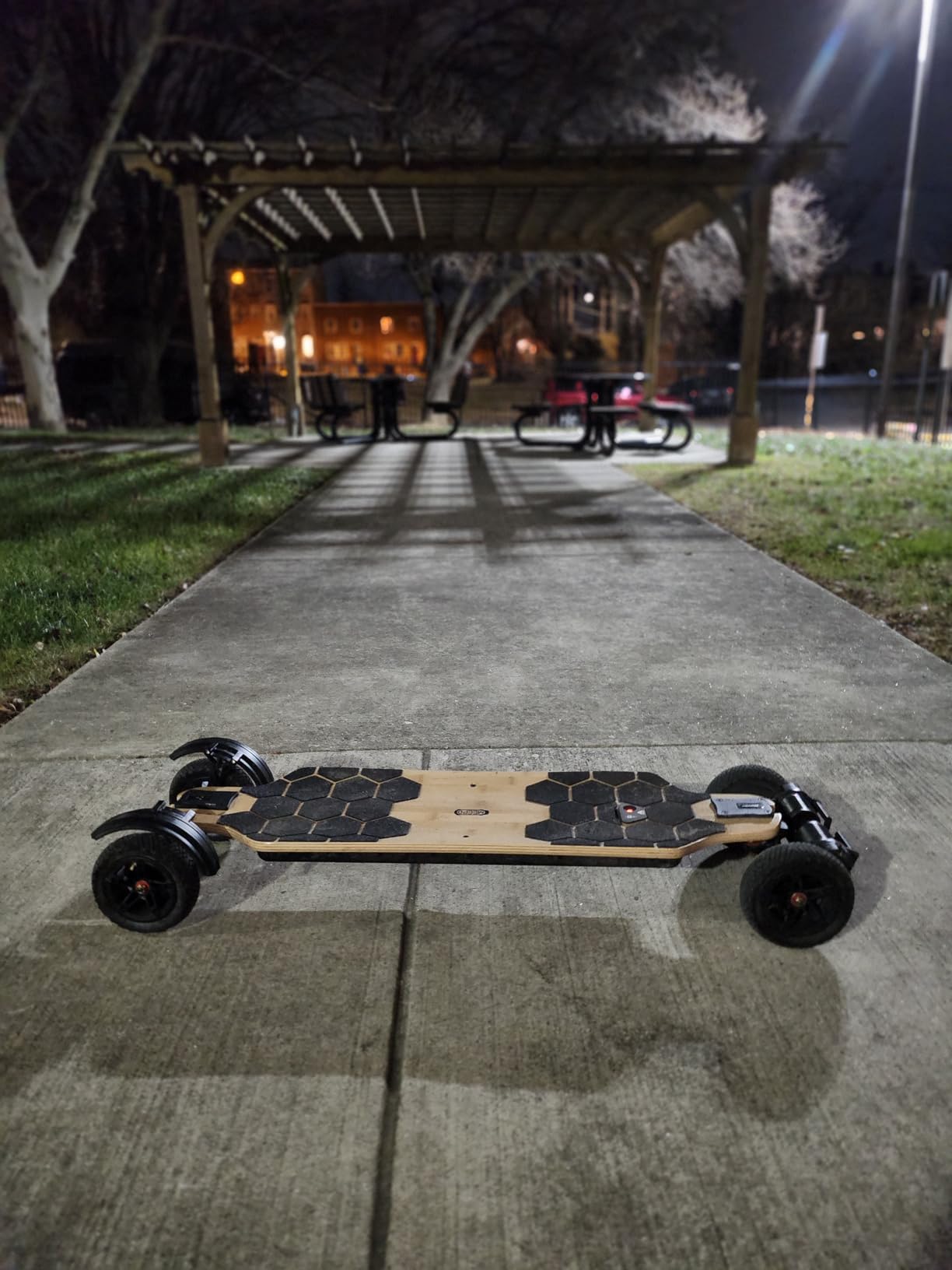 MEEPO Bamboo Series Off-Road All Terrain Electric Skateboard, Ultra-Long 20-31 Miles Range Mountain Board, Highest 28-32 MPH Top Speed,155-175mm Wheels, Professional for Adult Riders Customer Review MEEPO Bamboo Series Off-Road All Terrain Electric Skateboard, Ultra-Long 20-31 Miles Range Mountain Board, Highest 28-32 MPH Top Speed,155-175mm Wheels, Professional for Adult Riders - Customer Photo 1