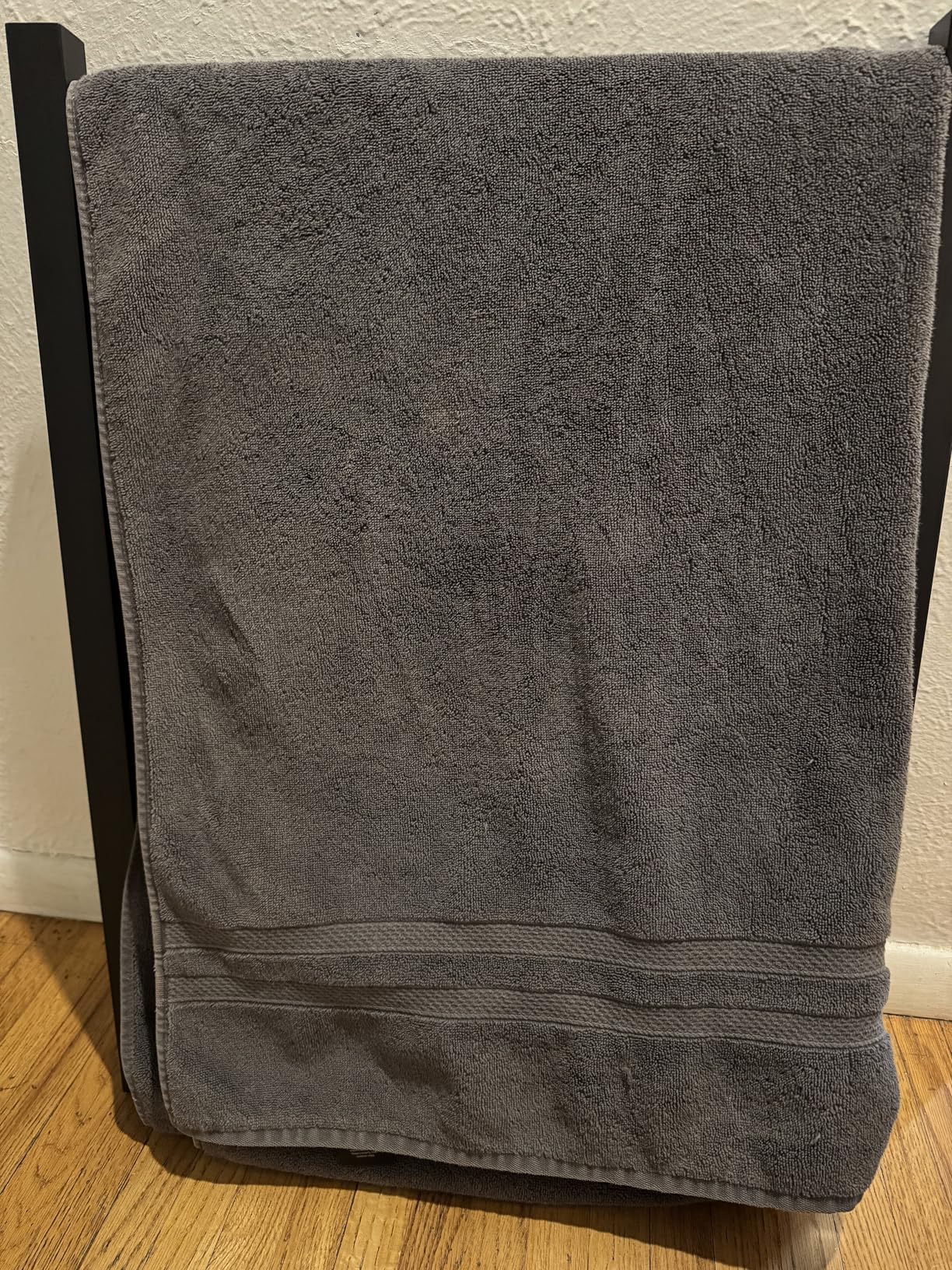 Towel Warmer Polished Chrome for Bathroom Wall Mounted Drying Rack Plug-in Electric Heated Towel Rack Stainless Steel Round 8 Bars Bath Towel Heater 27.56x19.69x4.41 inches - Customer Photo 3