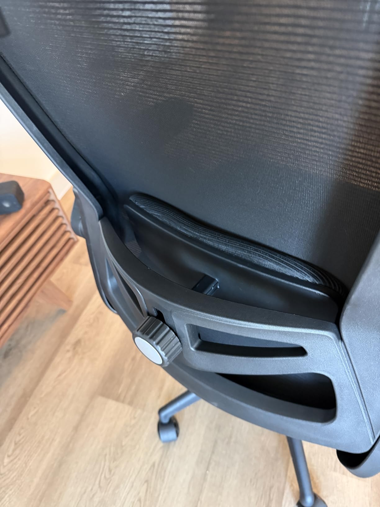 Fizzin Ergonomic Office Chair, 400 LBS Computer Chairs with Adjustable Lumbar Support, Breathable Mesh Desk Chair Ergonomic with Thickened Cushion, Comfy Home Office Desk Chair (Black) - Customer Photo 1