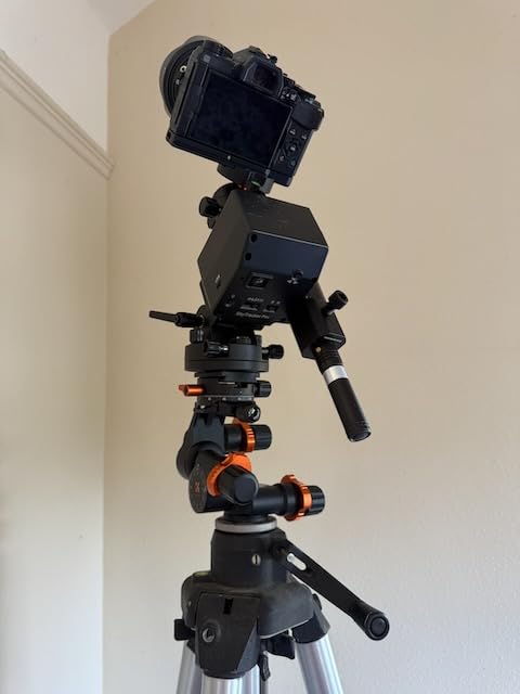 K&F CONCEPT 3-Way Geared Tripod Head, Millimeter Micro-Adjustment, Aluminum Alloy Tripod Head Maximum Load Capacity of 6kg for Star Shooting, Commercial Photography, etc. - Customer Photo 1