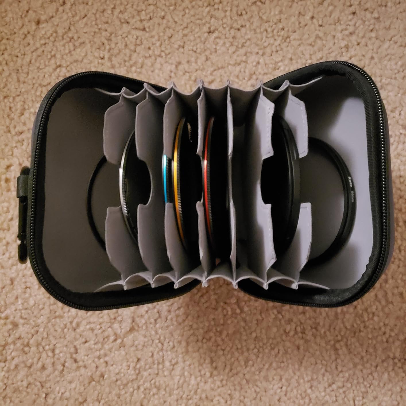 Kase Revolution Plus Master Filter Kit Magnetic Shockproof Tempered Optical Glass w Color Coded Rings inc CPL ND8 ND64 ND1000 Lens Cap & Case (82mm) - Customer Photo 1
