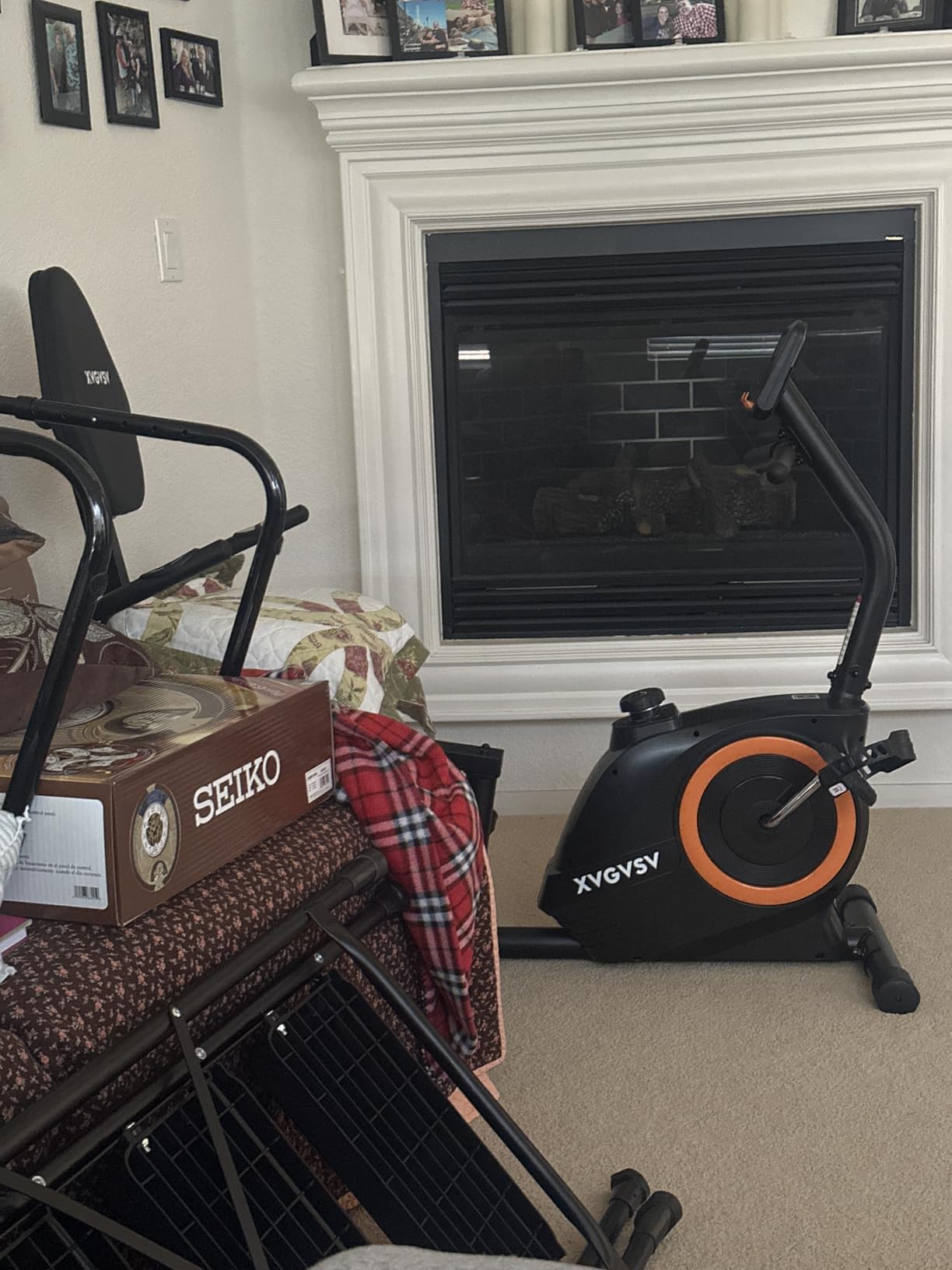 Recumbent Exercise Bike for Home Use, Quiet Recumbent Stationary Bikes for Adults & Seniors, 16-Level Resistance, Adjustable Seat, Supports 400LB, Pulse Sensors & LCD Display Customer Review Recumbent Exercise Bike for Home Use, Quiet Recumbent Stationary Bikes for Adults & Seniors, 16-Level Resistance, Adjustable Seat, Supports 400LB, Pulse Sensors & LCD Display - Customer Photo 1