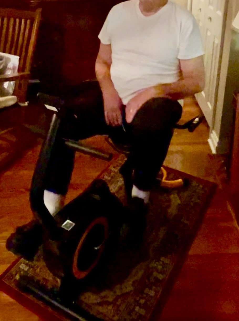 Recumbent Exercise Bike for Home Use, Quiet Recumbent Stationary Bikes for Adults & Seniors, 16-Level Resistance, Adjustable Seat, Supports 400LB, Pulse Sensors & LCD Display Customer Review Recumbent Exercise Bike for Home Use, Quiet Recumbent Stationary Bikes for Adults & Seniors, 16-Level Resistance, Adjustable Seat, Supports 400LB, Pulse Sensors & LCD Display - Customer Photo 2