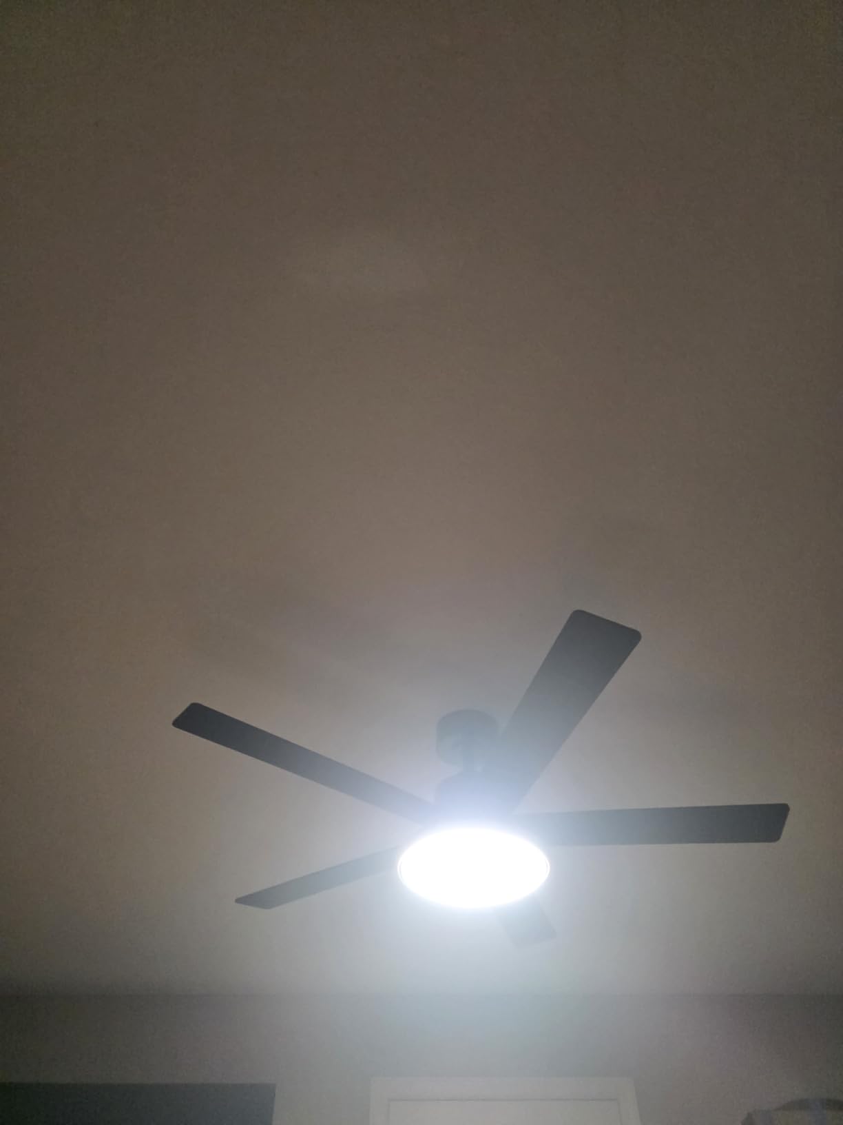 Lumary 52'' Smart Ceiling Fan with RGBAI Lights Remote, WiFi Bluetooth Low Profile Ceiling Fan with Alexa Google App, Dimmable & Color Tuning, 46 Scene, Modern Flush Mount for Bedroom Living Room Customer Review Lumary 52'' Smart Ceiling Fan with RGBAI Lights Remote, WiFi Bluetooth Low Profile Ceiling Fan with Alexa Google App, Dimmable & Color Tuning, 46 Scene, Modern Flush Mount for Bedroom Living Room - Customer Photo 1