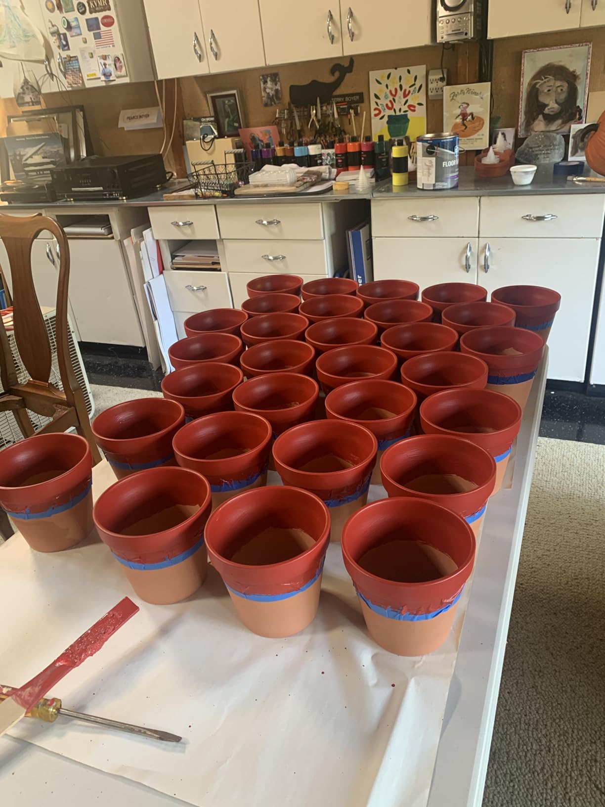 6 Pack 6 Inch Terracotta & Clay Pots with Saucer for Plants customer photo 2