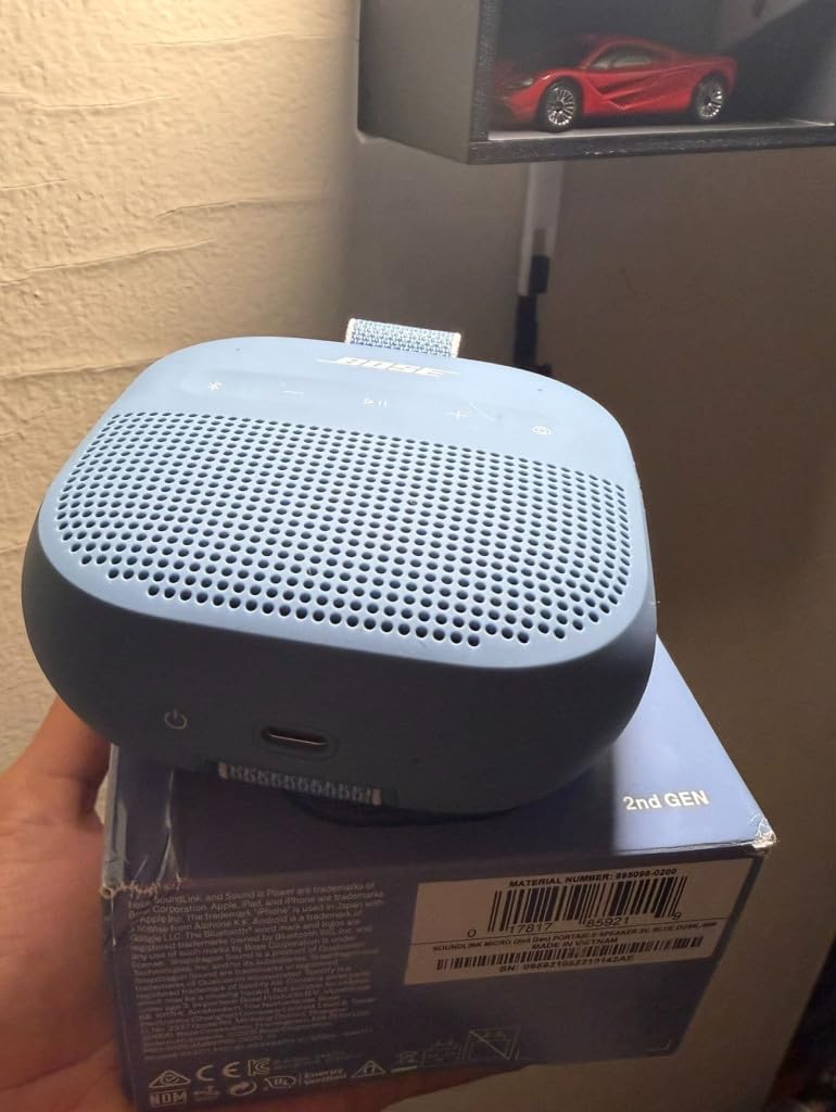 Bose SoundLink Micro Portable Bluetooth Speaker (2nd Gen), Wireless Outdoor Speaker, Up to 12 Hours Battery Life, Waterproof and Dustproof, Black customer photo 2