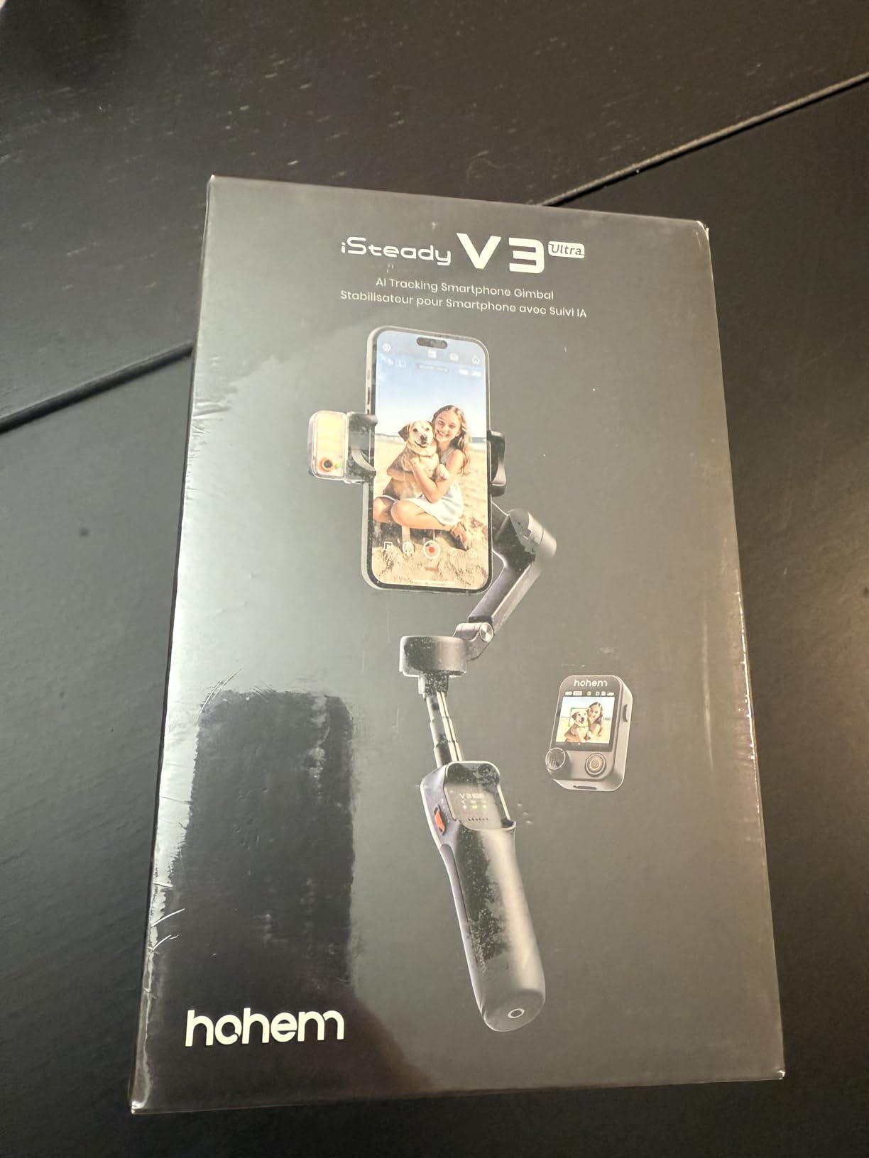 hohem iSteady V3 Ultra Gimbal Stabilizer for iPhone, Phone Gimbal with AI Auto Tracking, Detachable Touchscreen Remote, Built-in Extension Rod, Tripod, Fill Light Customer Review hohem iSteady V3 Ultra Gimbal Stabilizer for iPhone, Phone Gimbal with AI Auto Tracking, Detachable Touchscreen Remote, Built-in Extension Rod, Tripod, Fill Light - Customer Photo 1