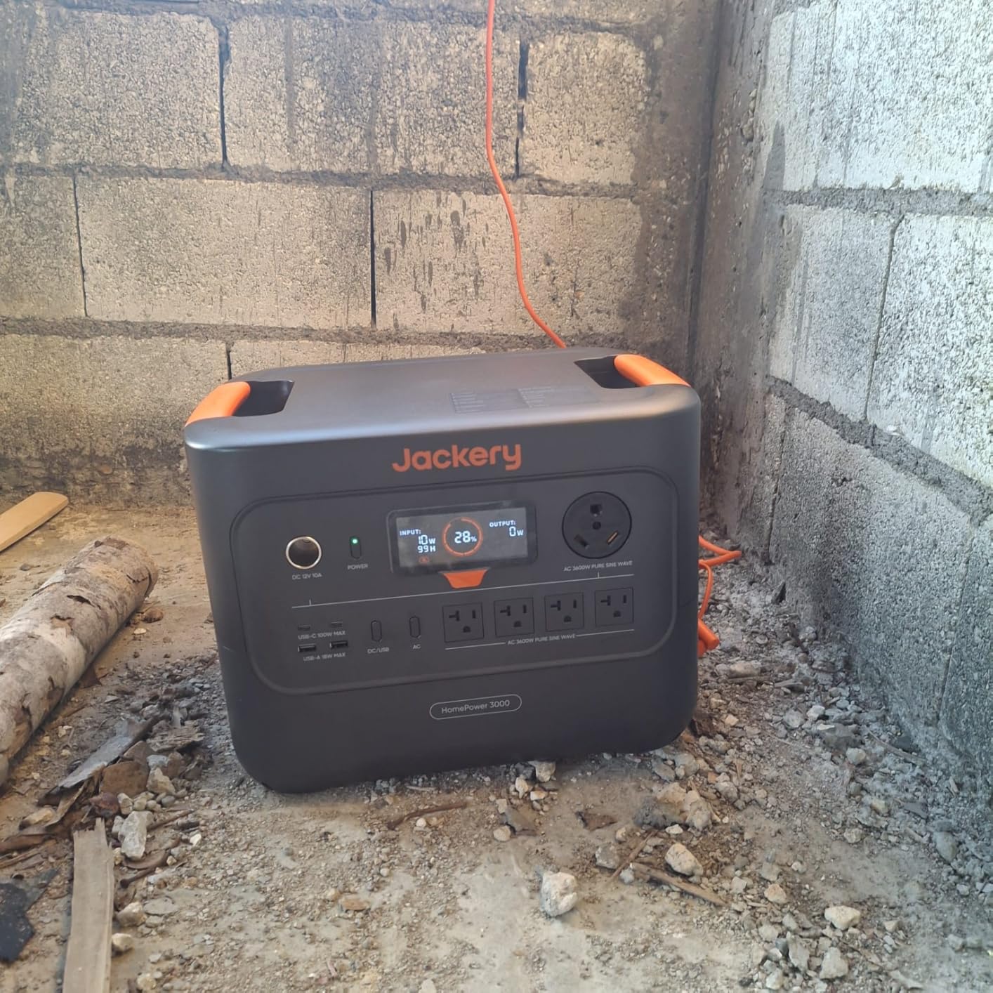 Jackery HomePower 3000 Portable Power Station with 2x 200W Solar Panels, 3600W (Surge 7200W) Output, 3072Wh LFP Battery Solar Generator, Essential Backup for Home Use, Power Outage, RV, Emergencies Customer Review Jackery HomePower 3000 Portable Power Station with 2x 200W Solar Panels, 3600W (Surge 7200W) Output, 3072Wh LFP Battery Solar Generator, Essential Backup for Home Use, Power Outage, RV, Emergencies - Customer Photo 1