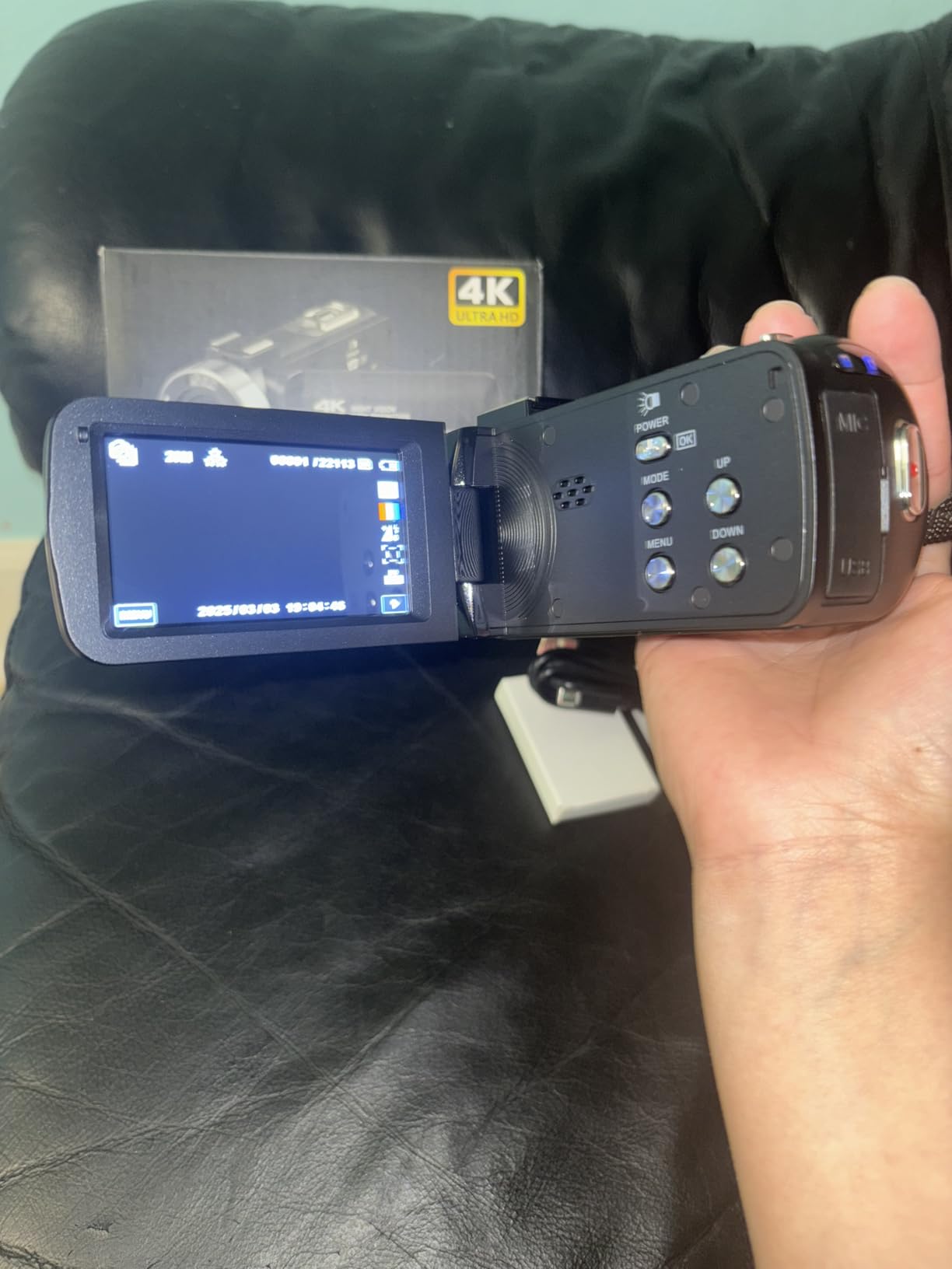 Suttie 4K Video Camera Camcorder Ultra HD 80MP Vlogging Camera for YouTube 18X Digital Zoom 3.0