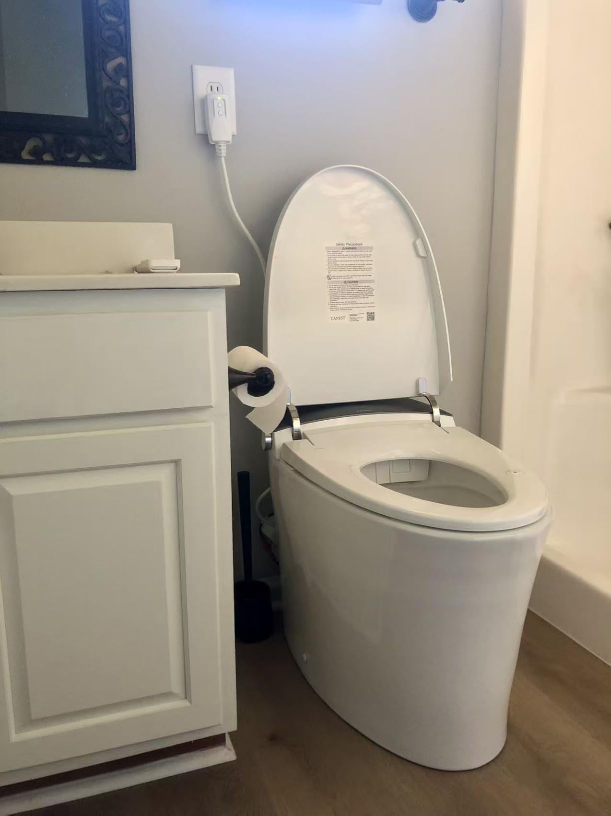 CANEST Smart Toilet with Bidet Built in, Dual-Flush 1.1/1.6GPF with 17 CANEST Smart Toilet with Bidet Built in, Dual-Flush 1.1/1.6GPF with 17