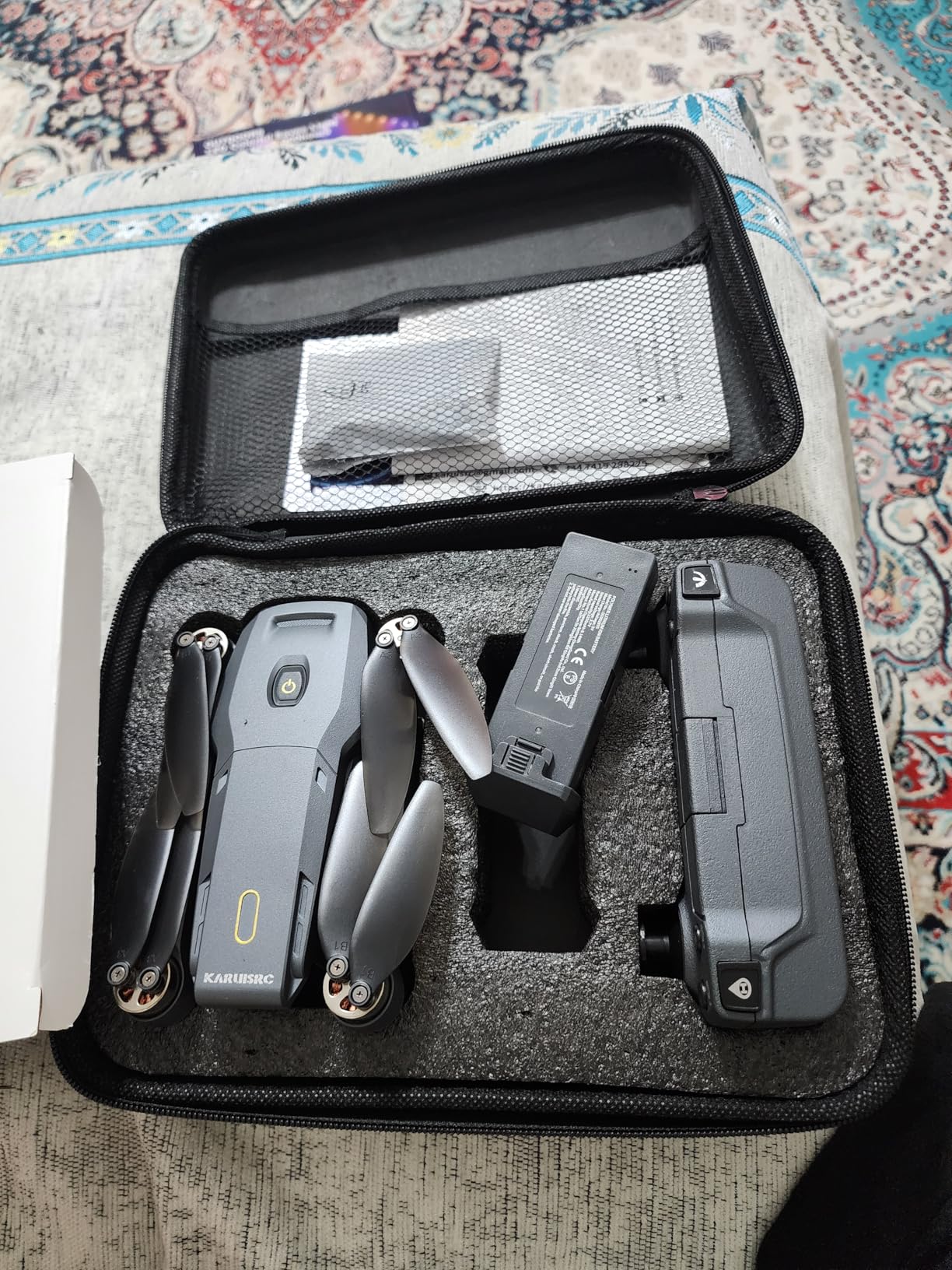 GPS Drone with 4K Camera for Adults IMX SENS Camera SD Card,Auto Return Home,Under 249g,Foldable RC Quadcopter GPS Professional Drones for Beginners,5G FPV Transmission Drone Follow Me - Customer Photo 2