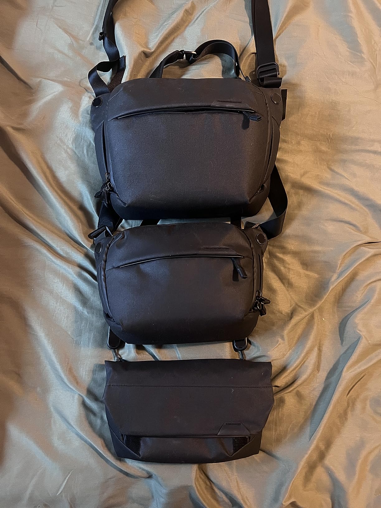 Peak Design Field Pouch V2, Eclipse, 2-in-1 Organizer and Sling Bag, Adjustable Shoulder Strap and Integrated Belt Loops, Weatherproof Nylon Canvas, Organizer Pouch or Carry Bag for Men and Women - Customer Photo 1