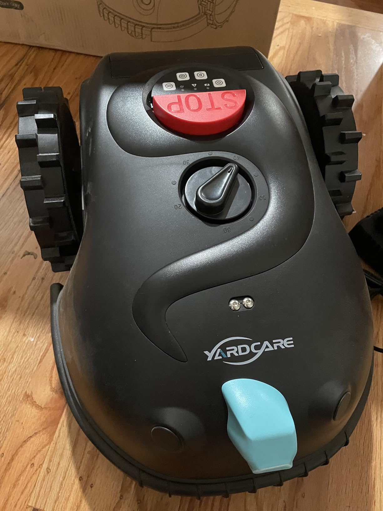 V100 Robotic Lawn Mower – Visual Navigation & Smart Obstacle Avoidance, Adjustable Cutting Height 0.8–2.4 in, Low-Noise Auto Mowing for Small Lawns up to 1,600 sq ft Customer Review V100 Robotic Lawn Mower – Visual Navigation & Smart Obstacle Avoidance, Adjustable Cutting Height 0.8–2.4 in, Low-Noise Auto Mowing for Small Lawns up to 1,600 sq ft - Customer Photo 1