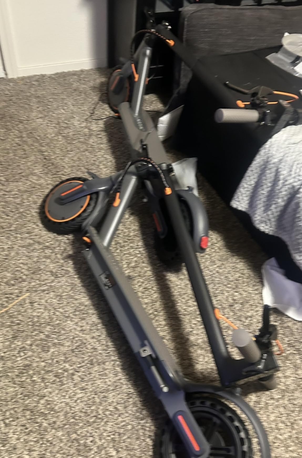 NAVIC Electric Scooter with Dual Suspension/Braking, 350W/500W Motor, 19/22 Mph,Max 22/25/27/49Miles Range, Foldable E Scooter for Adults with App - Customer Photo 1