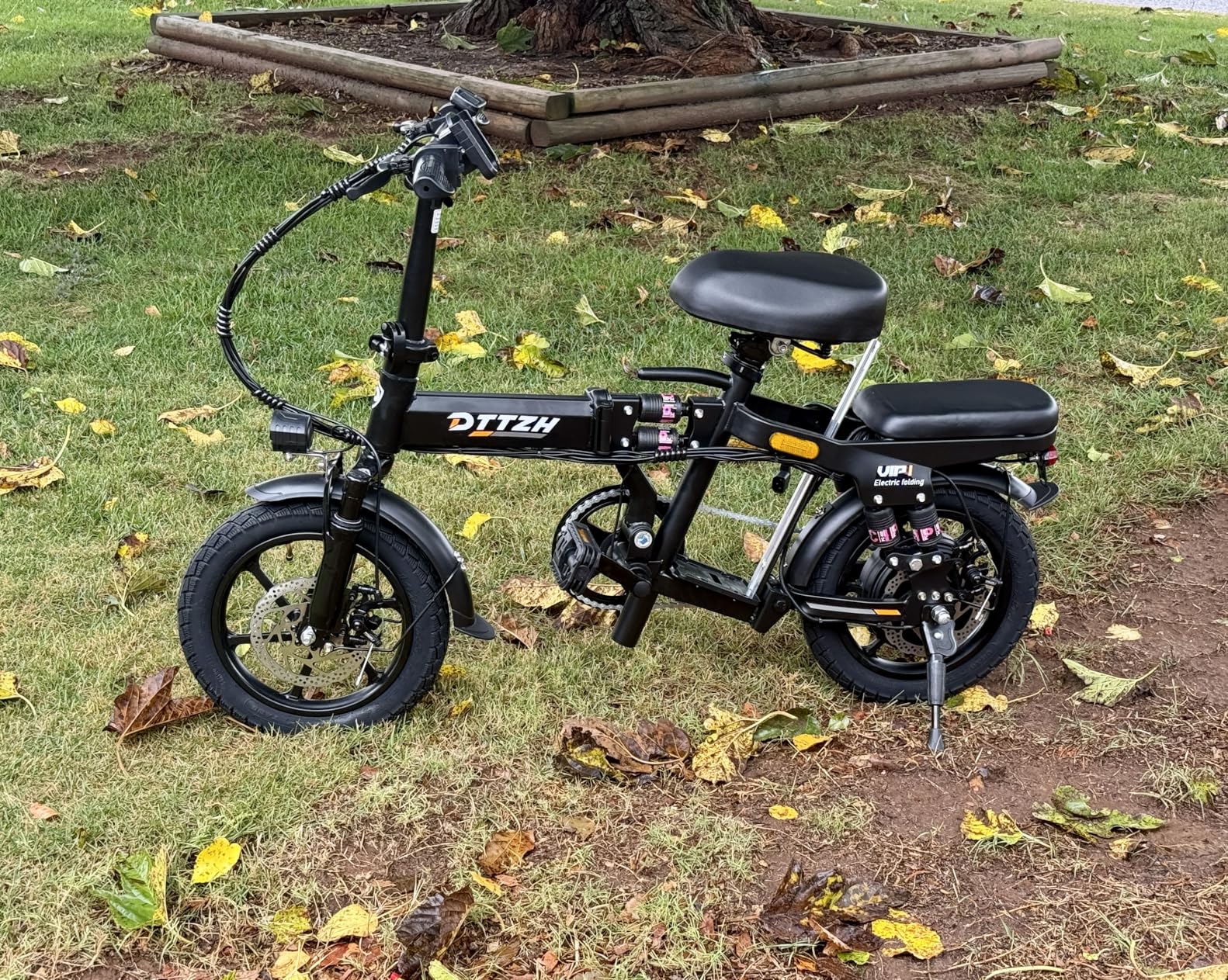 DTTZH A12 Foldable Ebike for Adults, 1500W/750W, 40/28MPH, 52V 25Ah, 48V 15Ah, Keyless Ignition, 60-80 Miles Range Folding Electric Bike, 14 DTTZH A12 Foldable Ebike for Adults, 1500W/750W, 40/28MPH, 52V 25Ah, 48V 15Ah, Keyless Ignition, 60-80 Miles Range Folding Electric Bike, 14