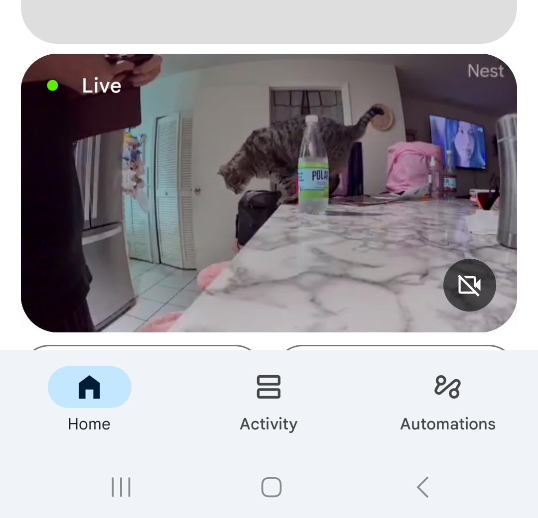 Google Nest Cam Indoor (Wired, 3rd Gen) - Security Camera with 2K Video and Gemini, Night Vision, 2-Way Audio, Works with Google Home - 2025 Model - Snow Customer Review Google Nest Cam Indoor (Wired, 3rd Gen) - Security Camera with 2K Video and Gemini, Night Vision, 2-Way Audio, Works with Google Home - 2025 Model - Snow - Customer Photo 2