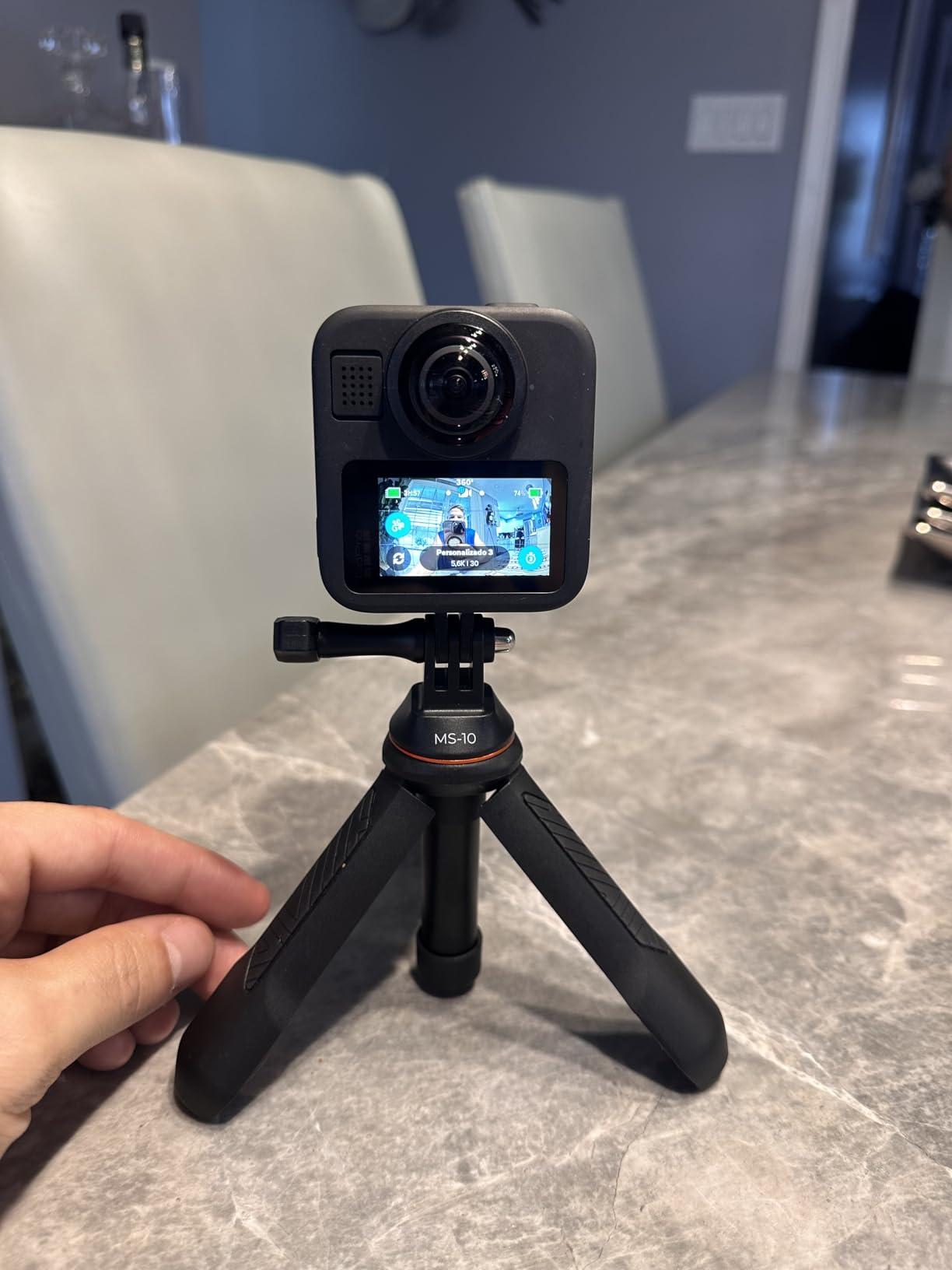 GoPro MAX2 - Waterproof 360 + Traditional Action Camera with Touch Screen, Spherical 8K Video, 29MP 360 Photos, Easy Replaceable Lenses, HyperSmooth Stabilization, 6 Microphones customer photo 2