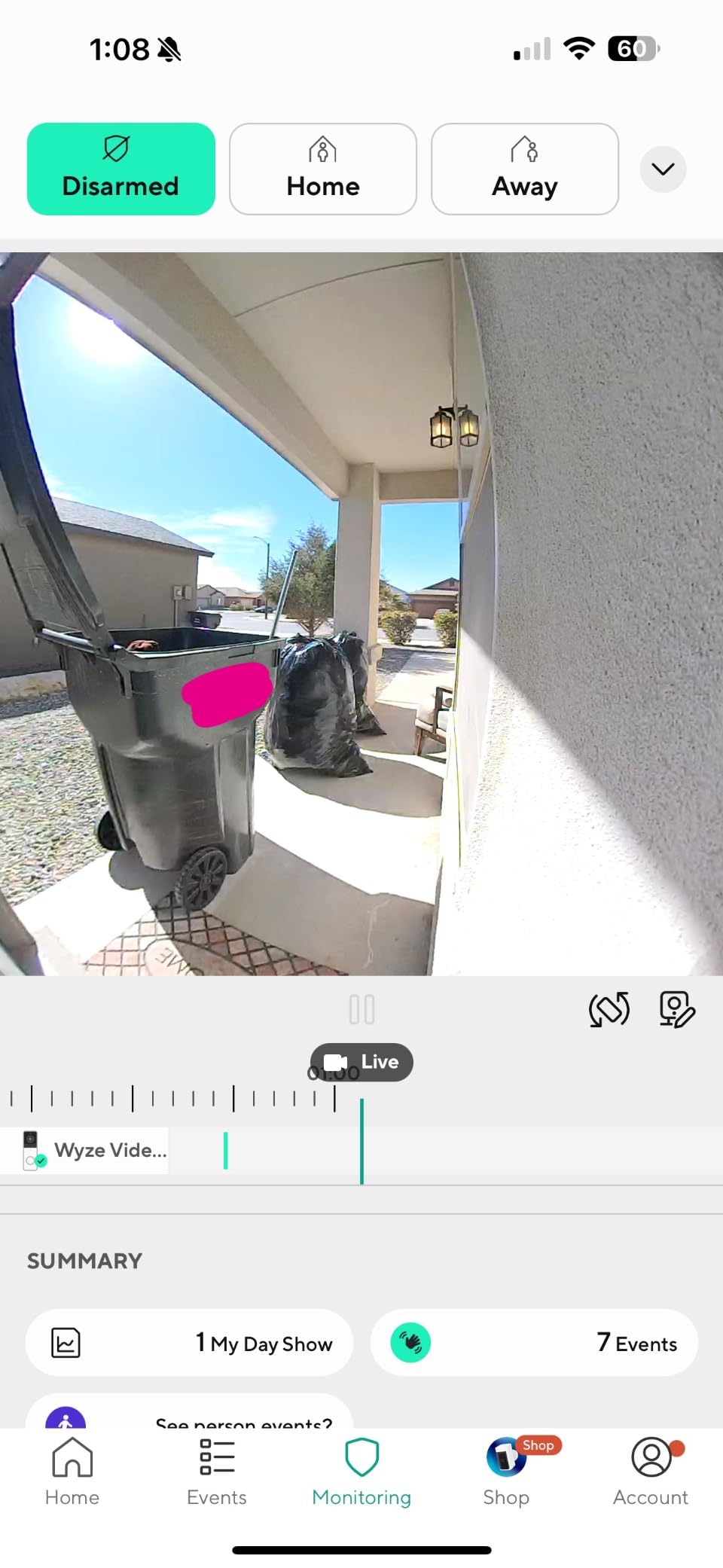 Wyze Battery Video Doorbell Wireless Camera, 1536x1536 HD+ with Color Night Vision, 2-Way Audio, 1:1 Head-to-Toe View, Person/Vehicle/Package Monitor, Wire-Free/Wired Option, 1 Minute Easy Setup customer photo 2