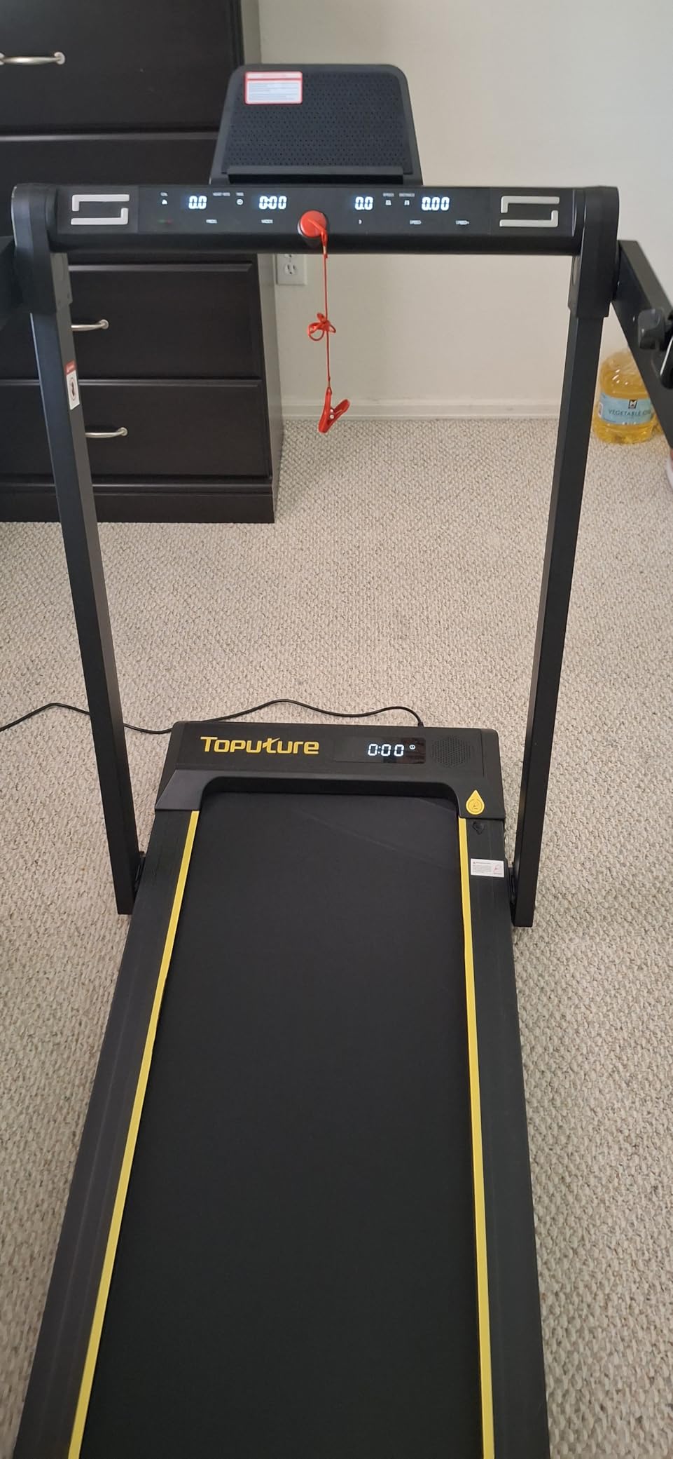 Walking Pad Treadmill with 12% Incline and Handle Bar, 4 in 1 Folding Treadmill for Home/Office, Under Desk Treadmills Portable Walking Pad with App & Bluetooth Speaker, 0.6-10MPH Customer Review Walking Pad Treadmill with 12% Incline and Handle Bar, 4 in 1 Folding Treadmill for Home/Office, Under Desk Treadmills Portable Walking Pad with App & Bluetooth Speaker, 0.6-10MPH - Customer Photo 1