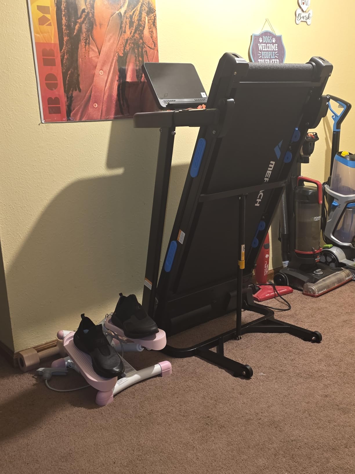 MERACH Incline Treadmill with Incline 6%-15%, 7-Layer Belt 300LBS Capacity Tredmill Foldable Handle Running Treadmills for Home, 0.5-7.5MPH 3.0HP Incline Folding Treadmill LED with APP Threadmill Customer Review MERACH Incline Treadmill with Incline 6%-15%, 7-Layer Belt 300LBS Capacity Tredmill Foldable Handle Running Treadmills for Home, 0.5-7.5MPH 3.0HP Incline Folding Treadmill LED with APP Threadmill - Customer Photo 2