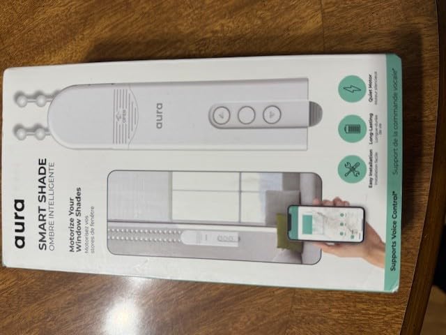 Aura Roller Smart Shade Driver, Remote Control & WiFi Dongle | Automate Existing Blinds | Beaded Window Shade Compatible | Rechargeable Long-Life Battery | Set Up Schedules | Hands Free Voice Control Customer Review Aura Roller Smart Shade Driver, Remote Control & WiFi Dongle | Automate Existing Blinds | Beaded Window Shade Compatible | Rechargeable Long-Life Battery | Set Up Schedules | Hands Free Voice Control - Customer Photo 2