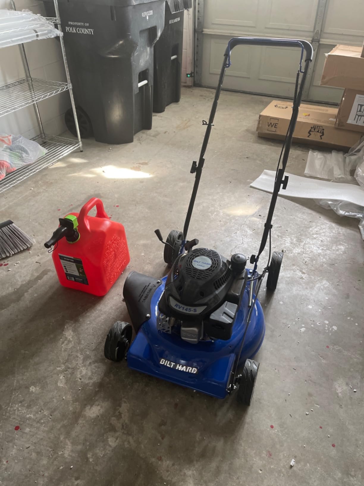 BILT HARD 21 Inch Self Propelled Lawn Mower, 3-in-1 Gas Lawnmower with 201cc 4-Cycle Engine, Bagging, Mulching and Side Discharge, Adjustable 8-Positions Cutting Height, Easy Start Customer Review BILT HARD 21 Inch Self Propelled Lawn Mower, 3-in-1 Gas Lawnmower with 201cc 4-Cycle Engine, Bagging, Mulching and Side Discharge, Adjustable 8-Positions Cutting Height, Easy Start - Customer Photo 1