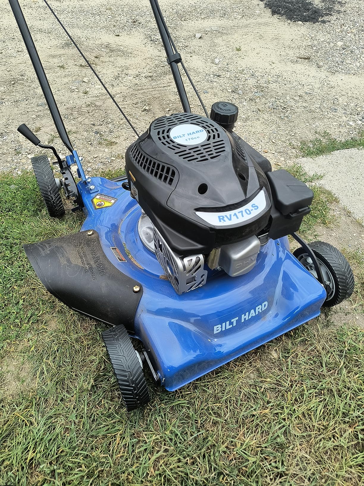 BILT HARD 21 Inch Self Propelled Lawn Mower, 3-in-1 Gas Lawnmower with 201cc 4-Cycle Engine, Bagging, Mulching and Side Discharge, Adjustable 8-Positions Cutting Height, Easy Start Customer Review BILT HARD 21 Inch Self Propelled Lawn Mower, 3-in-1 Gas Lawnmower with 201cc 4-Cycle Engine, Bagging, Mulching and Side Discharge, Adjustable 8-Positions Cutting Height, Easy Start - Customer Photo 2