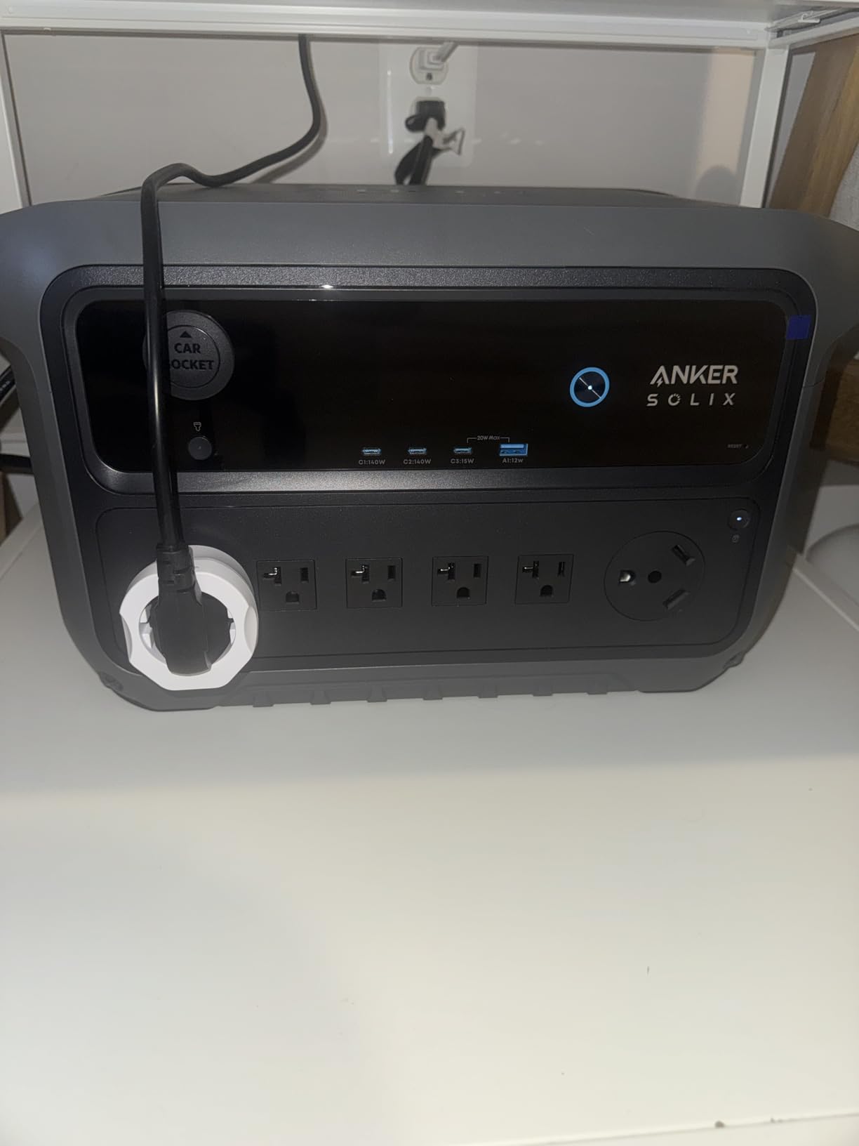 Anker SOLIX C2000 Gen 2 Portable Power Station, 2,400W (Peak 4,000W) Solar Generator, Full Charge in 58 Min, 2048wh LiFePO4 Battery for Home Backup, Power Outages, and Camping (Optional Solar Panel) Customer Review Anker SOLIX C2000 Gen 2 Portable Power Station, 2,400W (Peak 4,000W) Solar Generator, Full Charge in 58 Min, 2048wh LiFePO4 Battery for Home Backup, Power Outages, and Camping (Optional Solar Panel) - Customer Photo 1