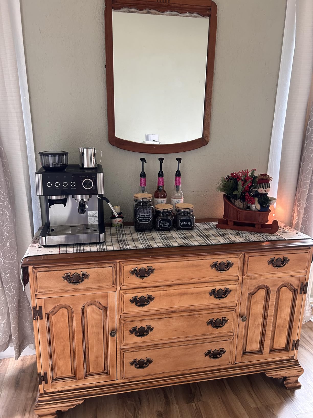 (2025 Upgrade)20 Bar Espresso Machine with Built-in Anti-Clog Coffee Grinder, Expresso Coffee Machines with Milk Steam Wand/Frother/Tamping Tools,Espresso Maker with Grinder for Lattes-Charcoal Customer Review (2025 Upgrade)20 Bar Espresso Machine with Built-in Anti-Clog Coffee Grinder, Expresso Coffee Machines with Milk Steam Wand/Frother/Tamping Tools,Espresso Maker with Grinder for Lattes-Charcoal - Customer Photo 2