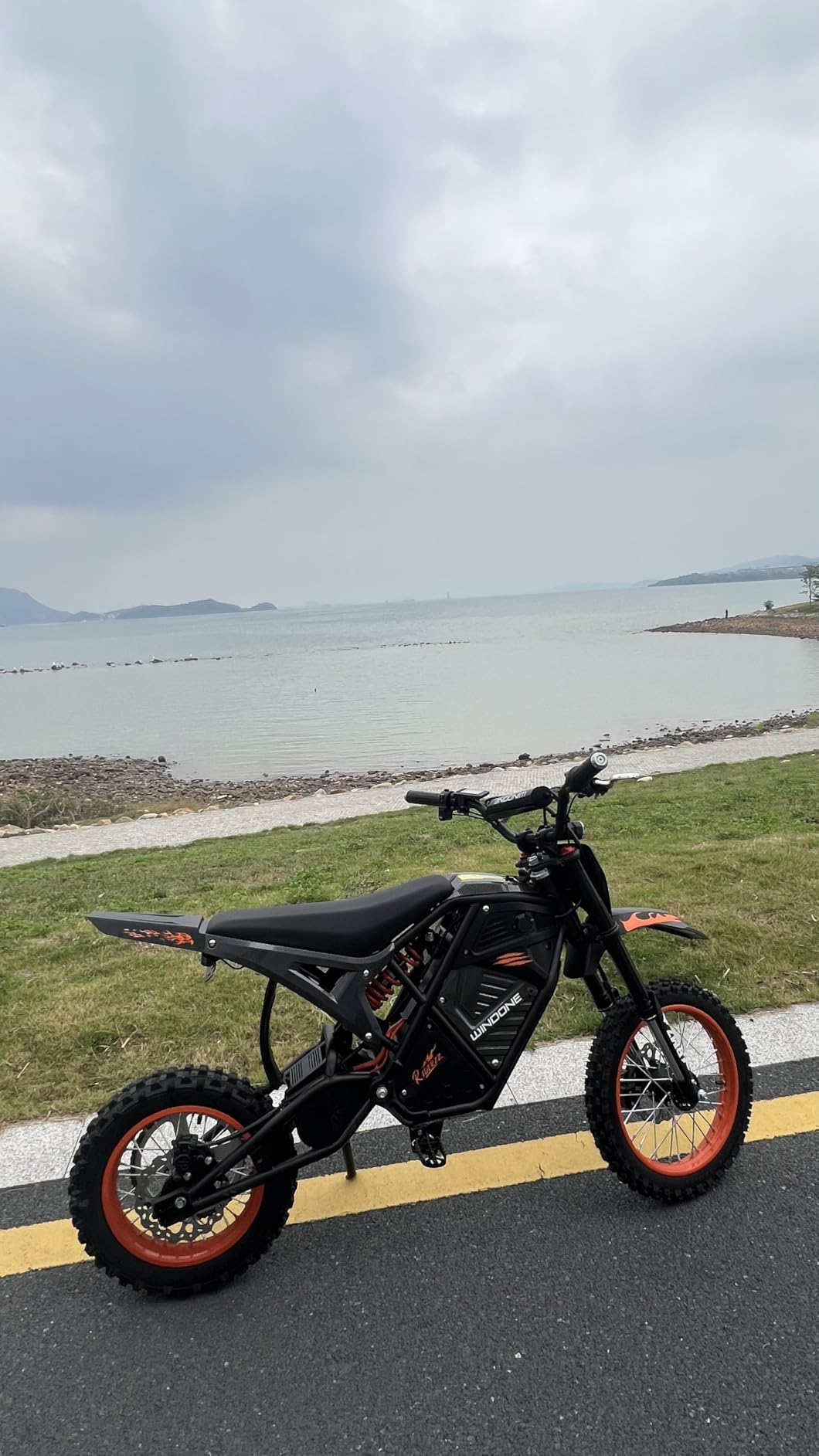 Windone RM7 Electric Dirt Bike for Teens Adults Age 13+, 2200W Peak Ebike, 48V 22.5Ah Up to 37MPH & 45-Mile Electric Motorcycle, 14