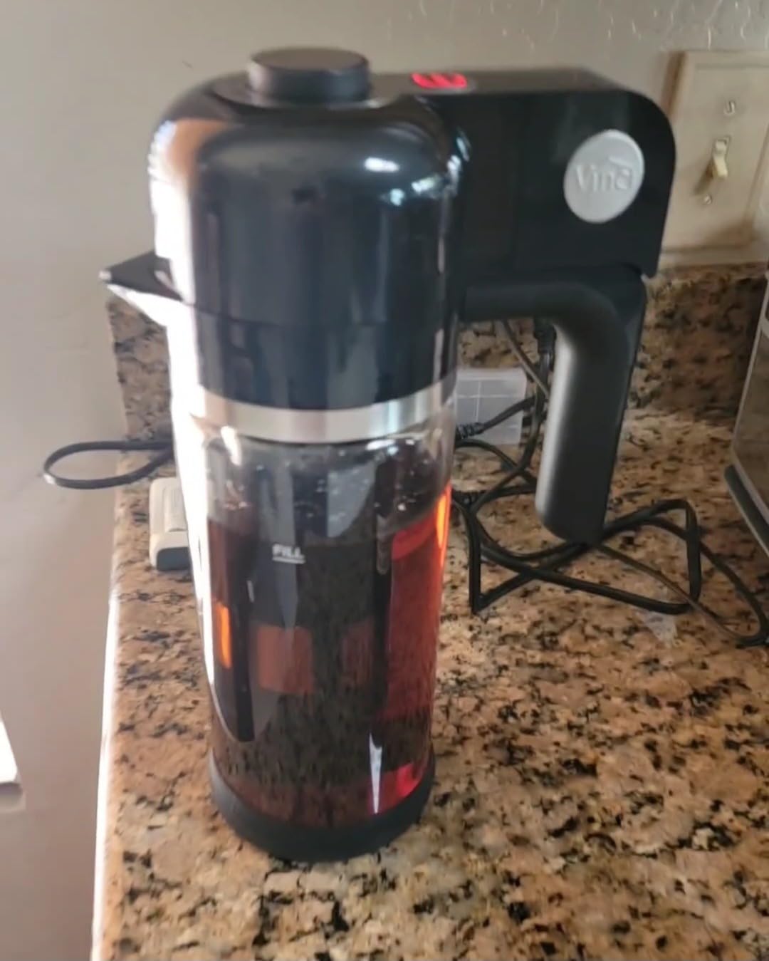 VINCI Express Cold Brew, Electric Cold Brew Coffee Maker in 10 Minutes, Glass Carafe - 1.4 Liters customer photo 1