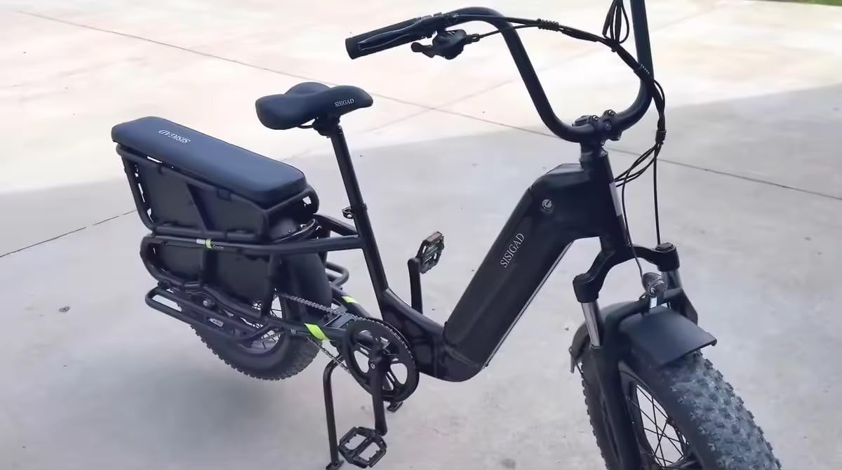 SISIGAD Electric Bike for Adults,1500W Peak Motor Ebike with 48V/15A,28 mph,80 Mile Range, 20