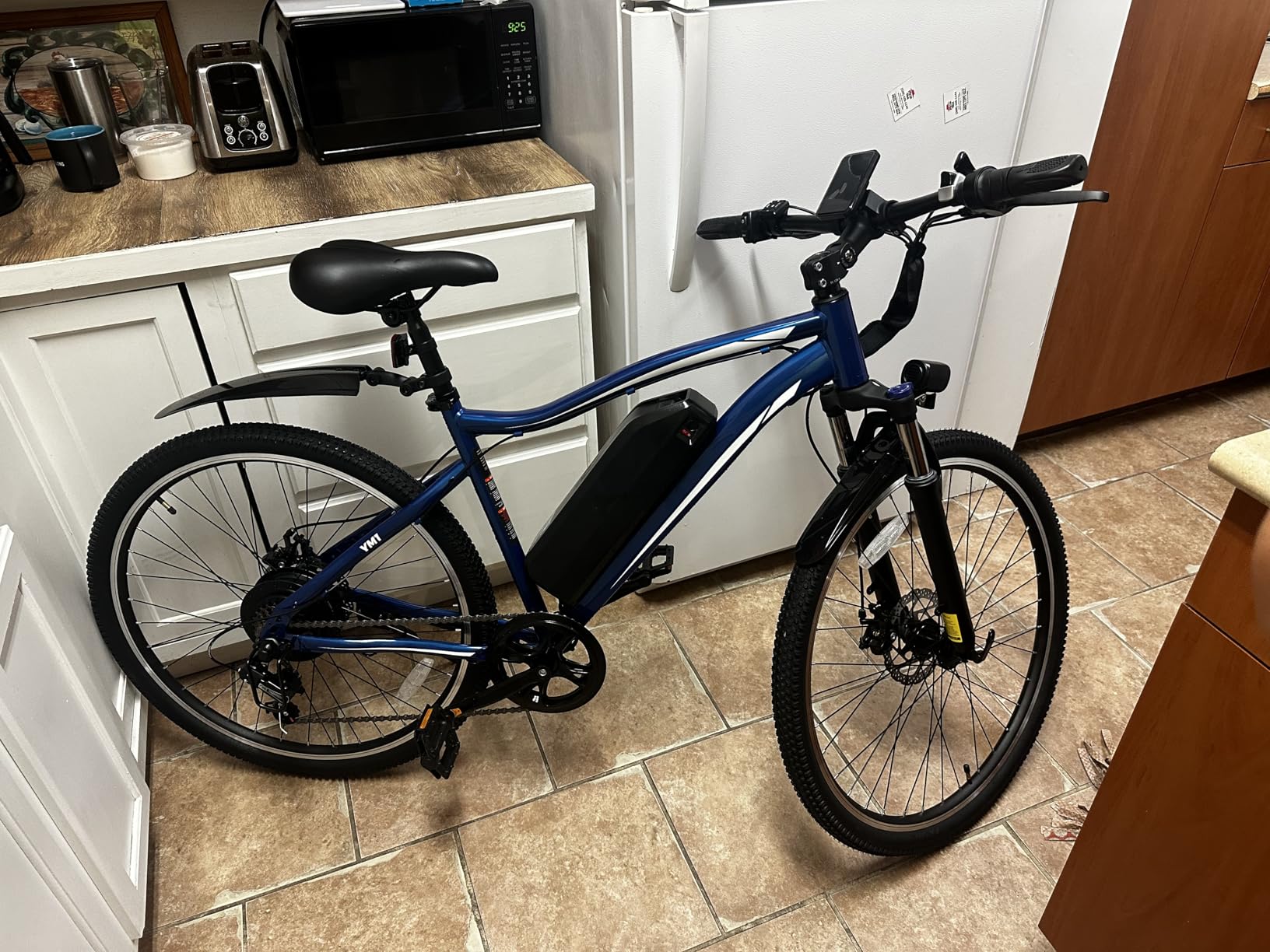 Heybike Electric Bike for Adults, 1200W Peak Brushless Motor, up to 50Miles, 28mph Max Speed Electric Mountain Bike, 480WH Removable Battery Ebike, 27.5'' Tires, 7-Speed and Front Suspension Customer Review Heybike Electric Bike for Adults, 1200W Peak Brushless Motor, up to 50Miles, 28mph Max Speed Electric Mountain Bike, 480WH Removable Battery Ebike, 27.5'' Tires, 7-Speed and Front Suspension - Customer Photo 2