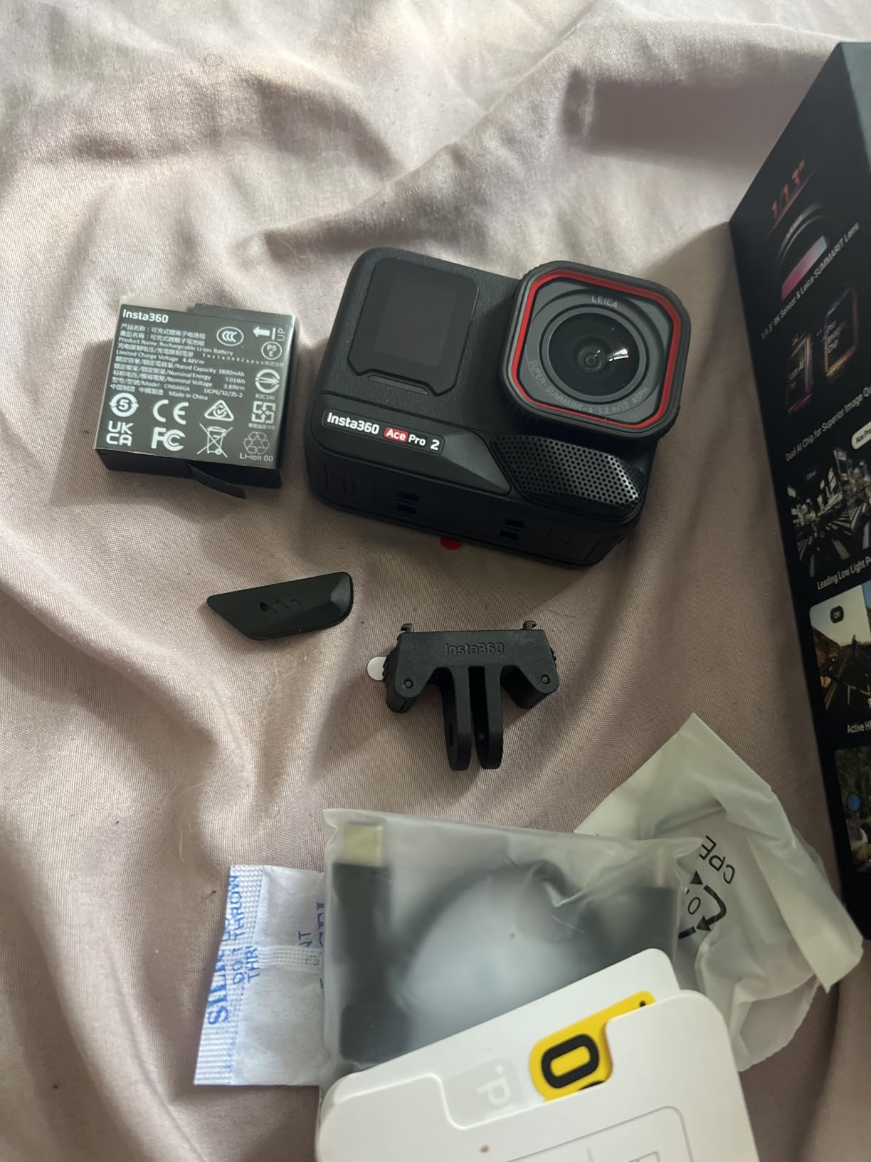 Insta360 Ace Pro 2 Vlog Bundle Dual Battery - 8K Waterproof Action Camera Co-Engineered with Leica, 1/1.3 Insta360 Ace Pro 2 Vlog Bundle Dual Battery - 8K Waterproof Action Camera Co-Engineered with Leica, 1/1.3