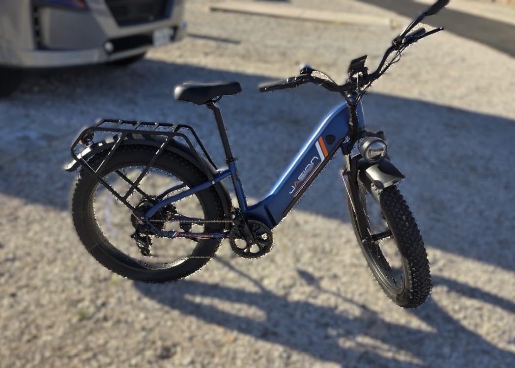 Jasion Thunder Electric Bike for Adults,1500W Peak,26''x 4''Fat Tire E Bikes,80 Miles with 864Wh Removable Battery Ebike, 30+MPH Max Speed Bicycles,Hydraulic Brakes,Front Suspension - Customer Photo 1